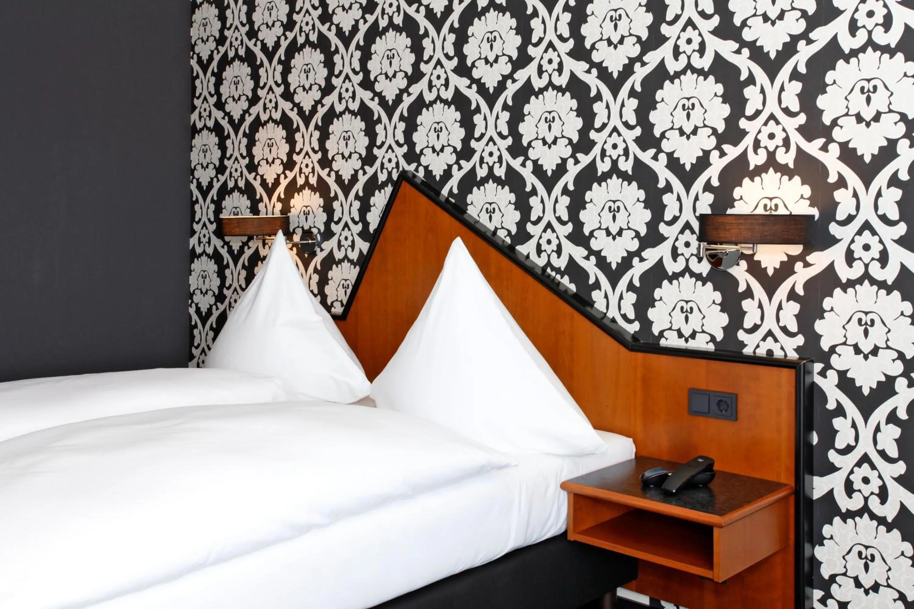 Bed in Hotel Apartment Laforsch