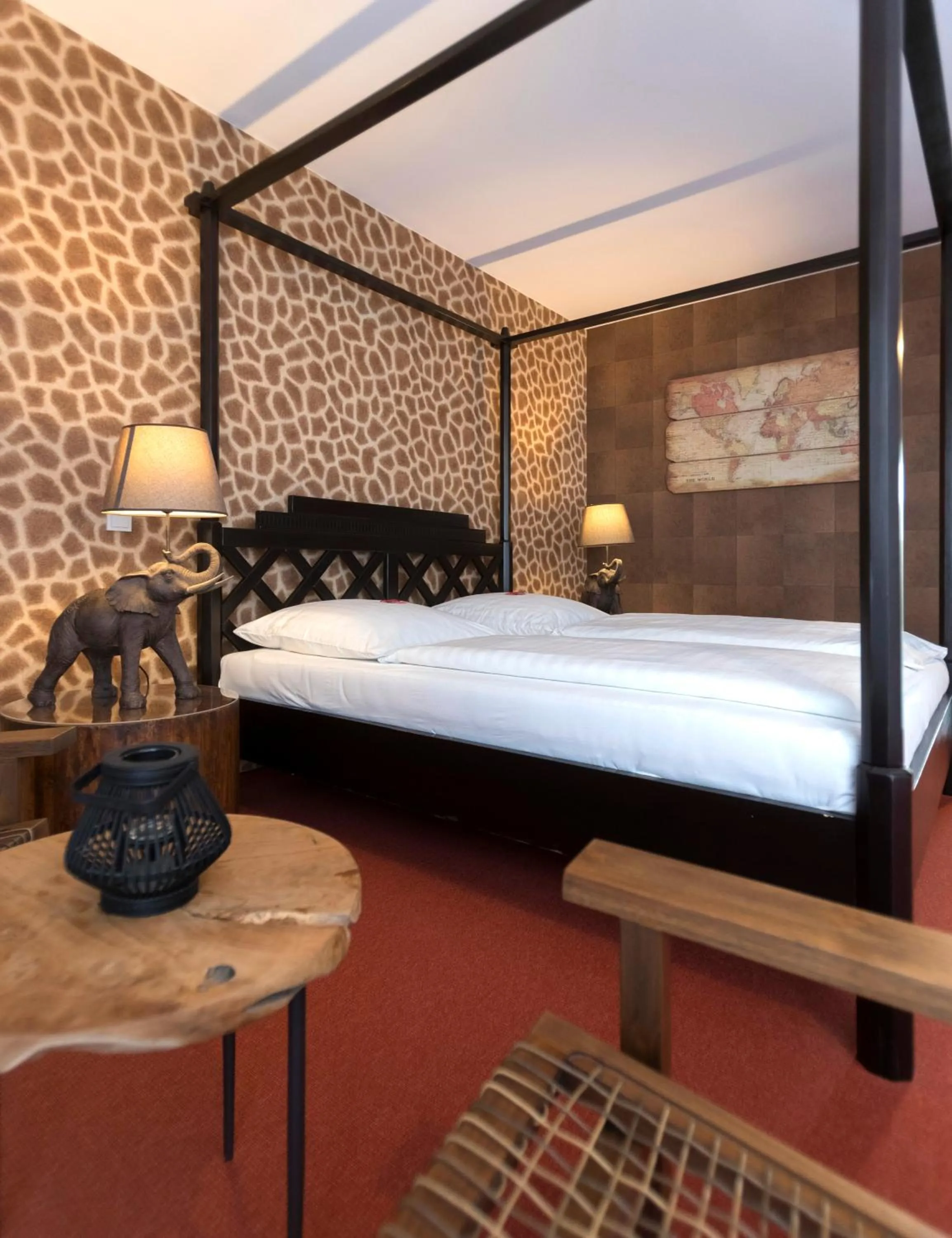 Bedroom, Bed in Hotel Apartment Laforsch