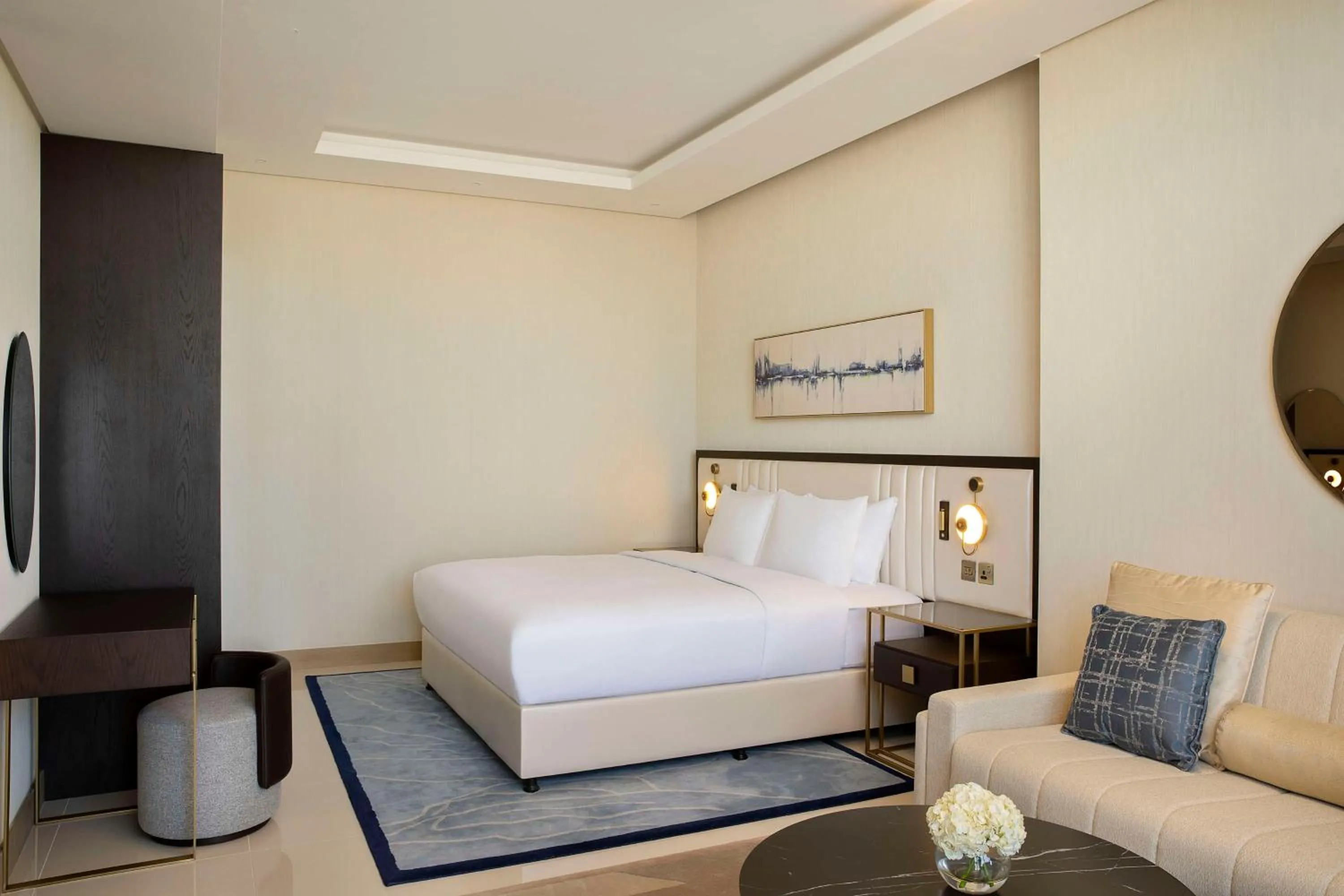 Bed in Hilton Bahrain City Centre Hotel & Residences