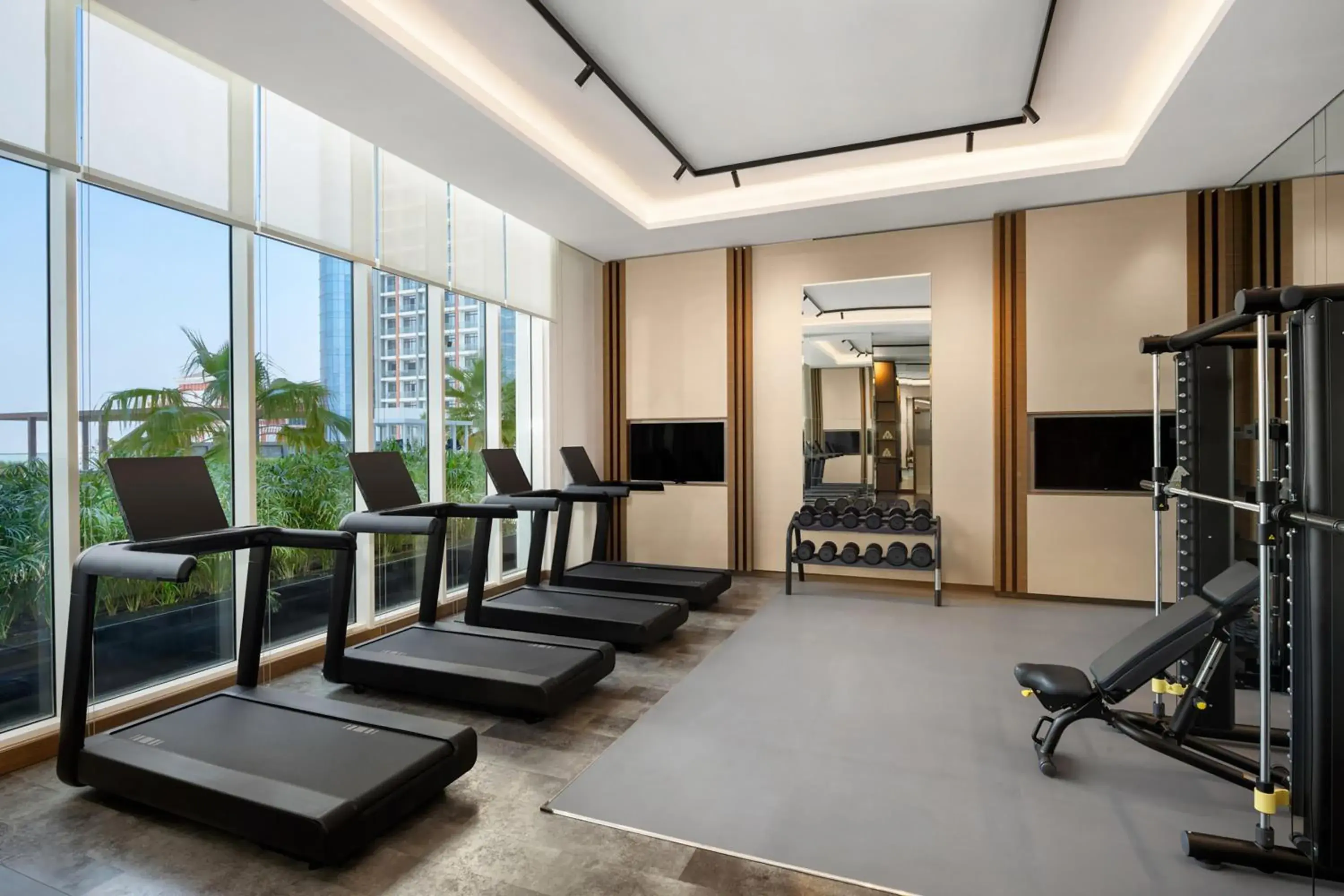 Fitness centre/facilities in Hilton Bahrain City Centre Hotel & Residences Fitness centre/facilities in Hilton Bahrain City Centre Hotel & Residences