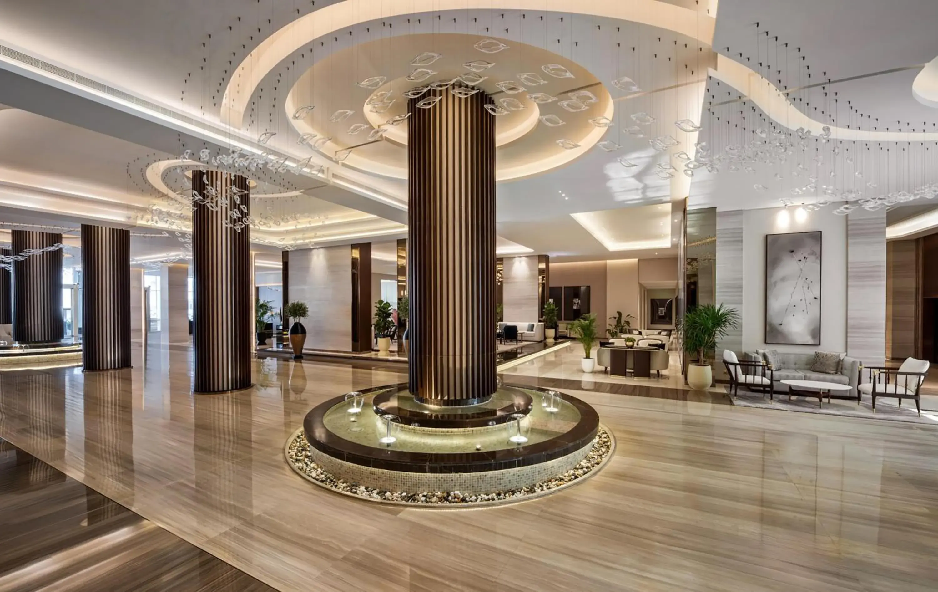 Lobby or reception in Hilton Bahrain City Centre Hotel & Residences Lobby or reception in Hilton Bahrain City Centre Hotel & Residences