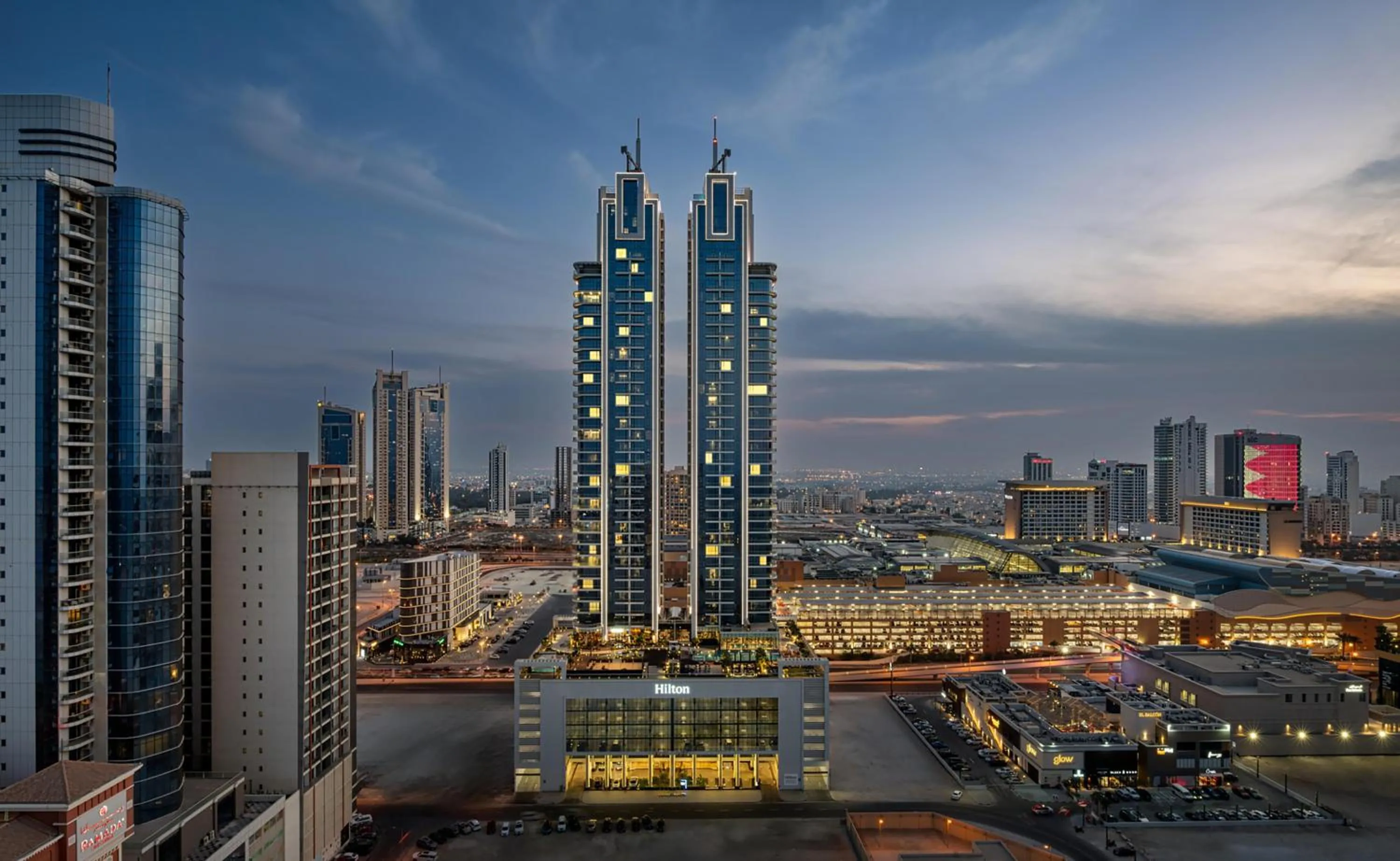 Property building in Hilton Bahrain City Centre Hotel & Residences