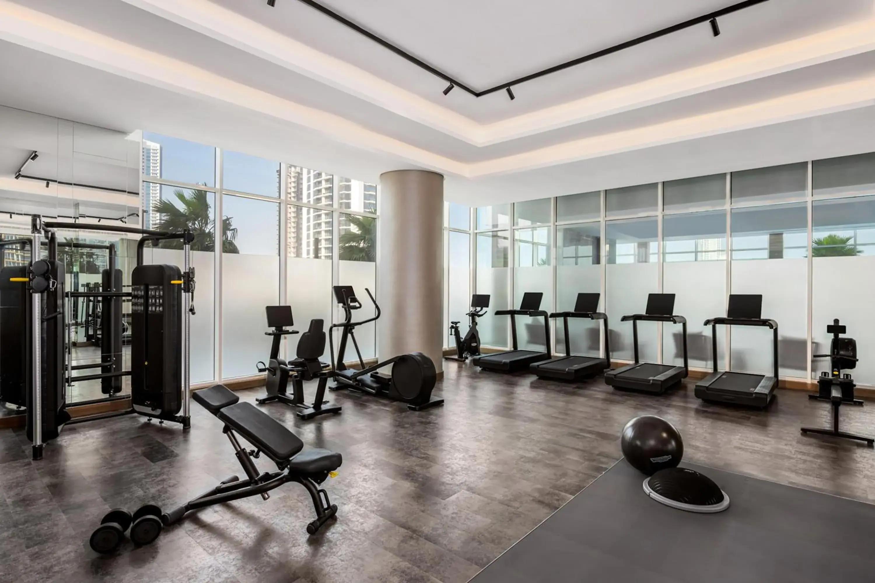 Fitness centre/facilities in Hilton Bahrain City Centre Hotel & Residences Fitness centre/facilities in Hilton Bahrain City Centre Hotel & Residences