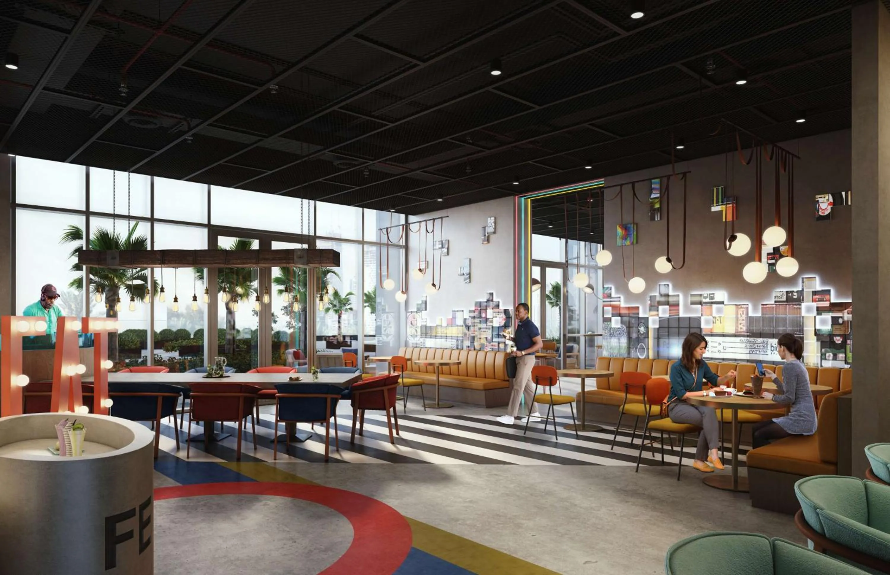 Restaurant/places to eat in Hilton Bahrain City Centre Hotel & Residences