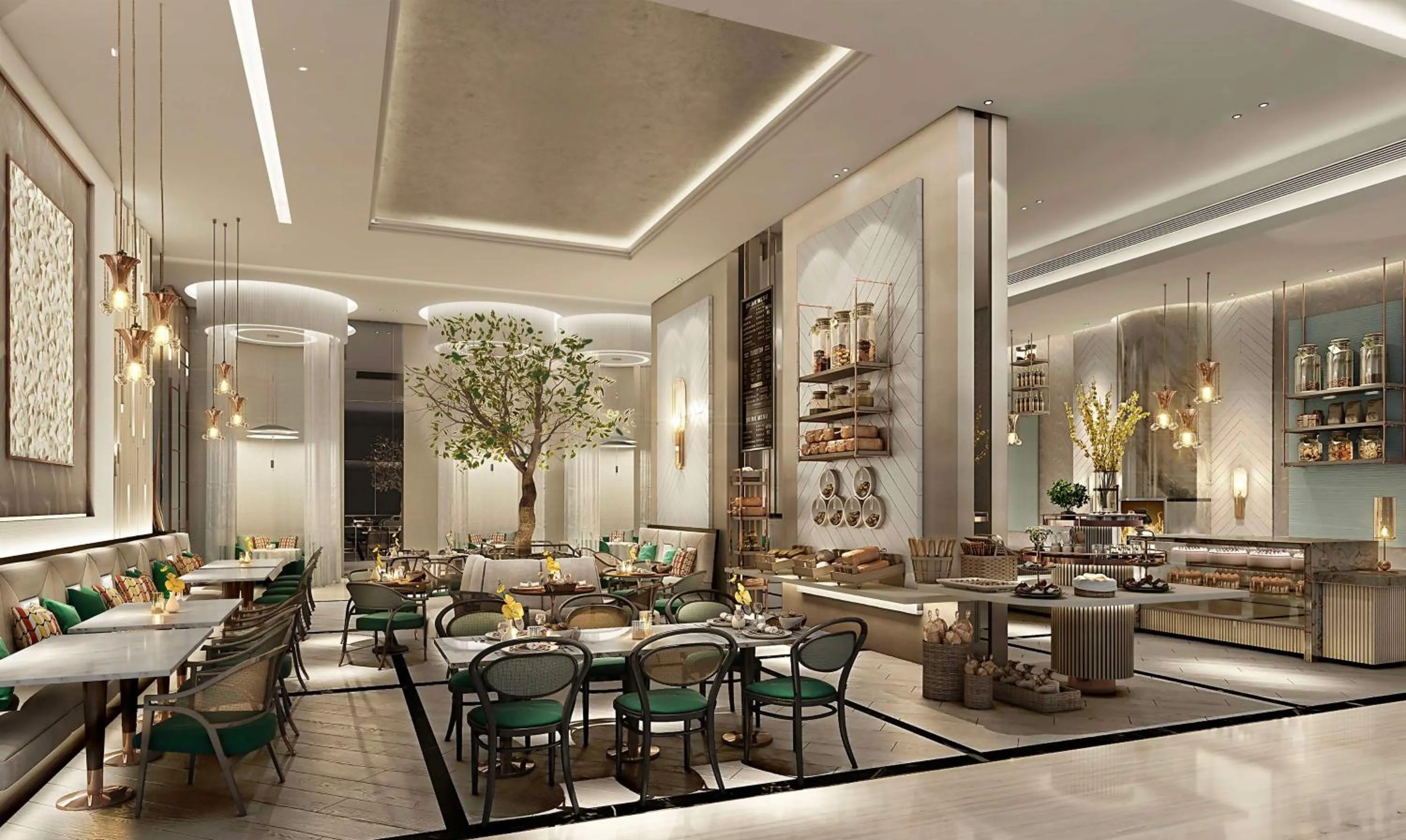 Lounge or bar in Hilton Bahrain City Centre Hotel & Residences