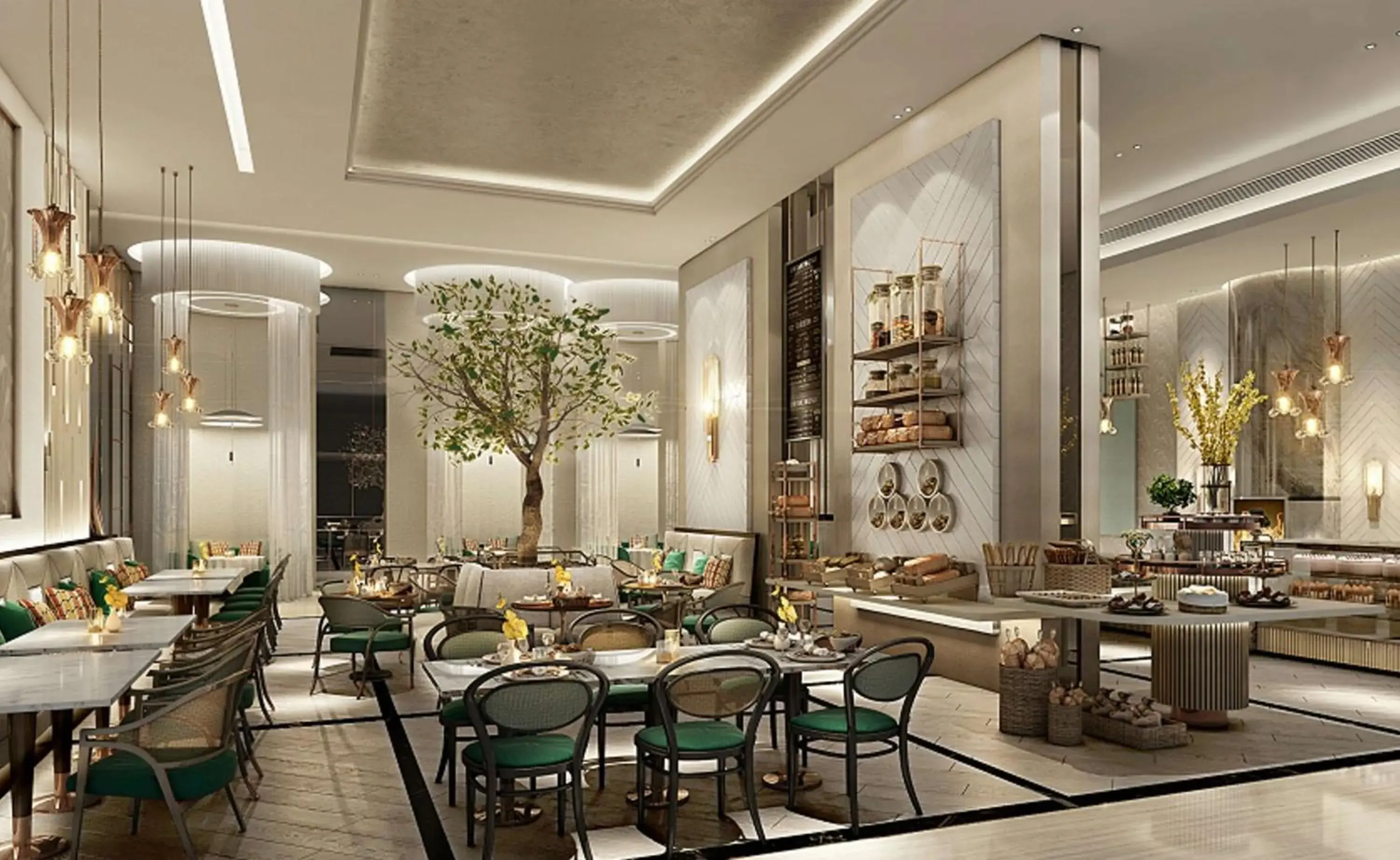 Restaurant/places to eat in Hilton Bahrain City Centre Hotel & Residences Restaurant/places to eat in Hilton Bahrain City Centre Hotel & Residences