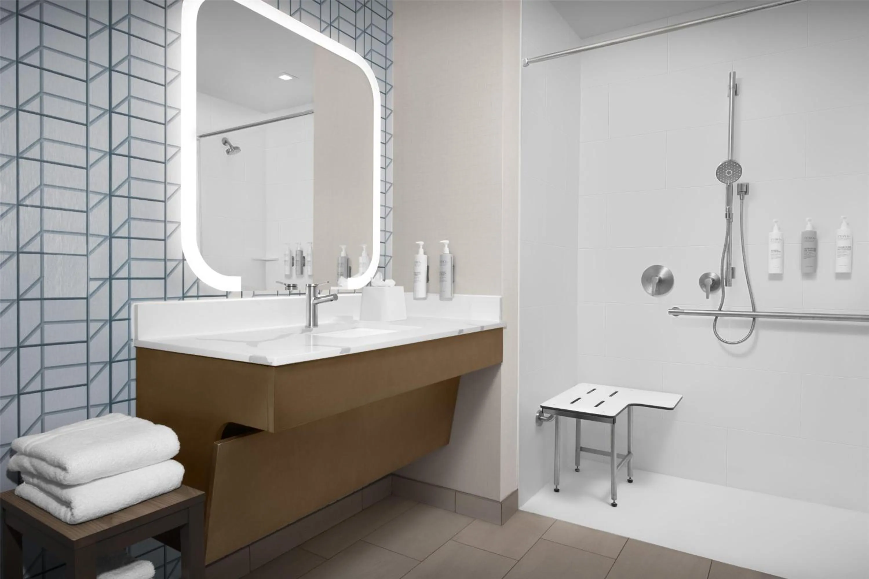 Bathroom in Homewood Suites By Hilton Columbia Downtown