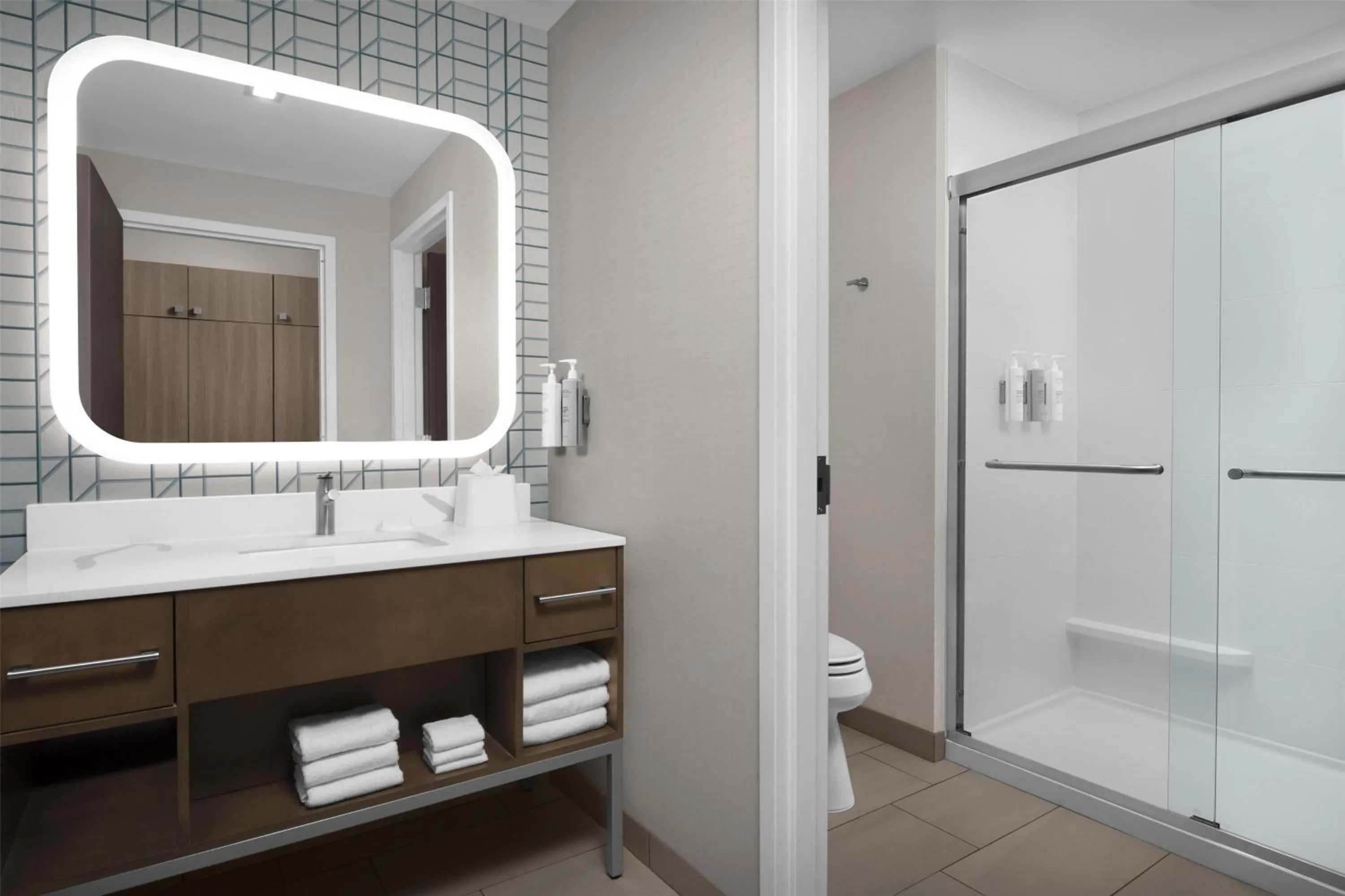 Bathroom in Homewood Suites By Hilton Columbia Downtown