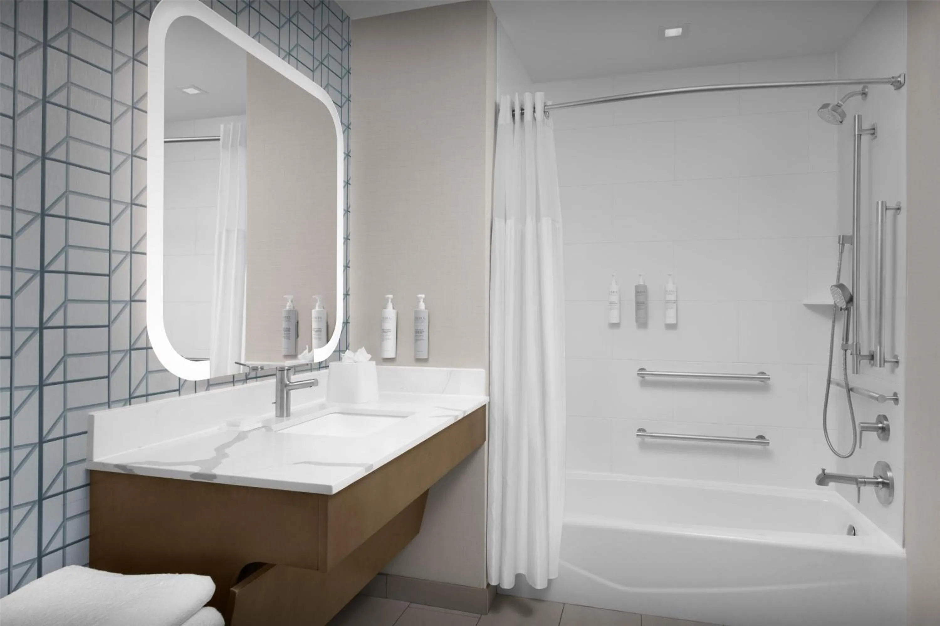 Bathroom in Homewood Suites By Hilton Columbia Downtown