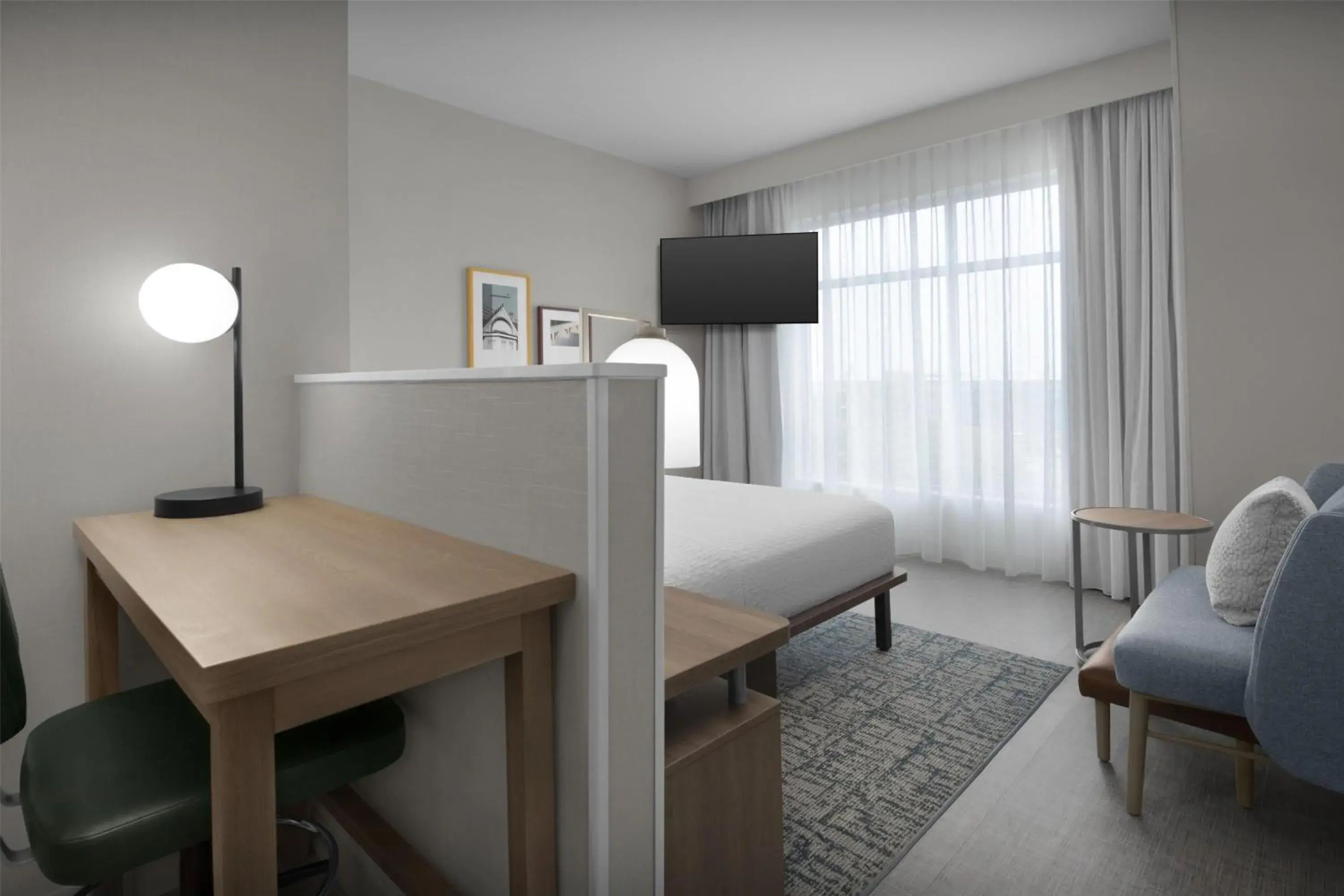 Bedroom, Bed in Homewood Suites By Hilton Columbia Downtown Bedroom, Bed in Homewood Suites By Hilton Columbia Downtown