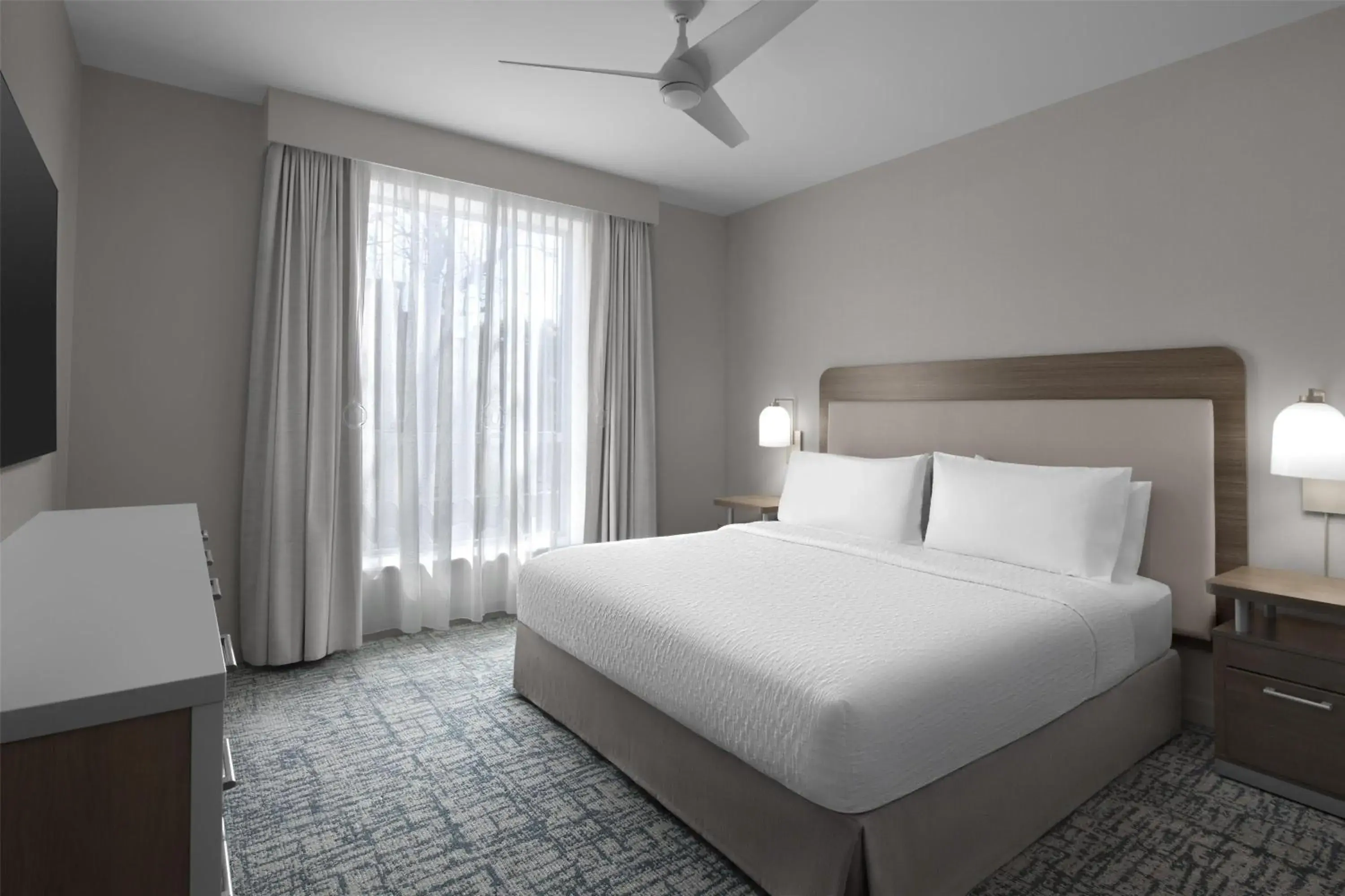 Bed in Homewood Suites By Hilton Columbia Downtown Bed in Homewood Suites By Hilton Columbia Downtown