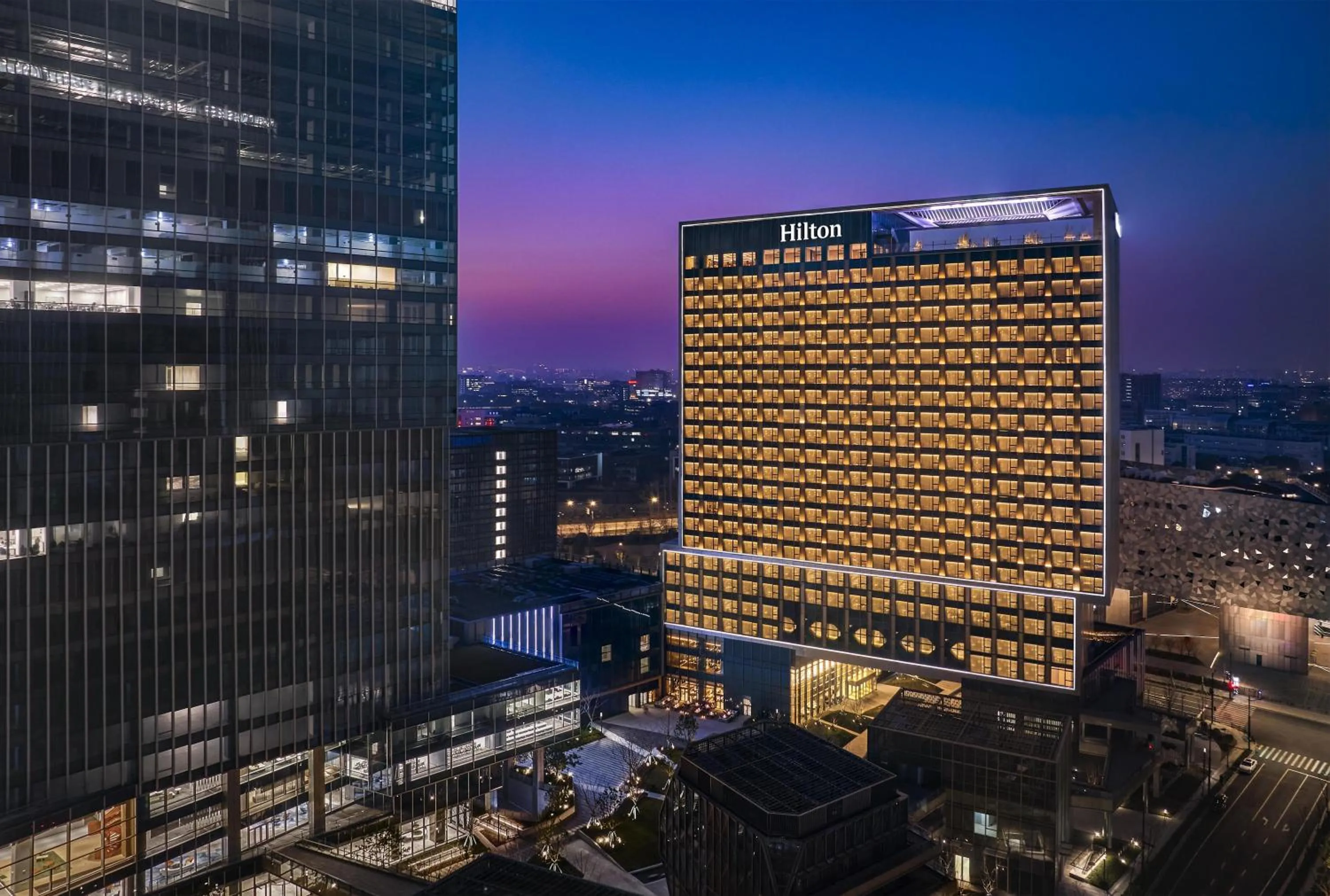 Property building in Hilton Shanghai Zhangjiang Science City