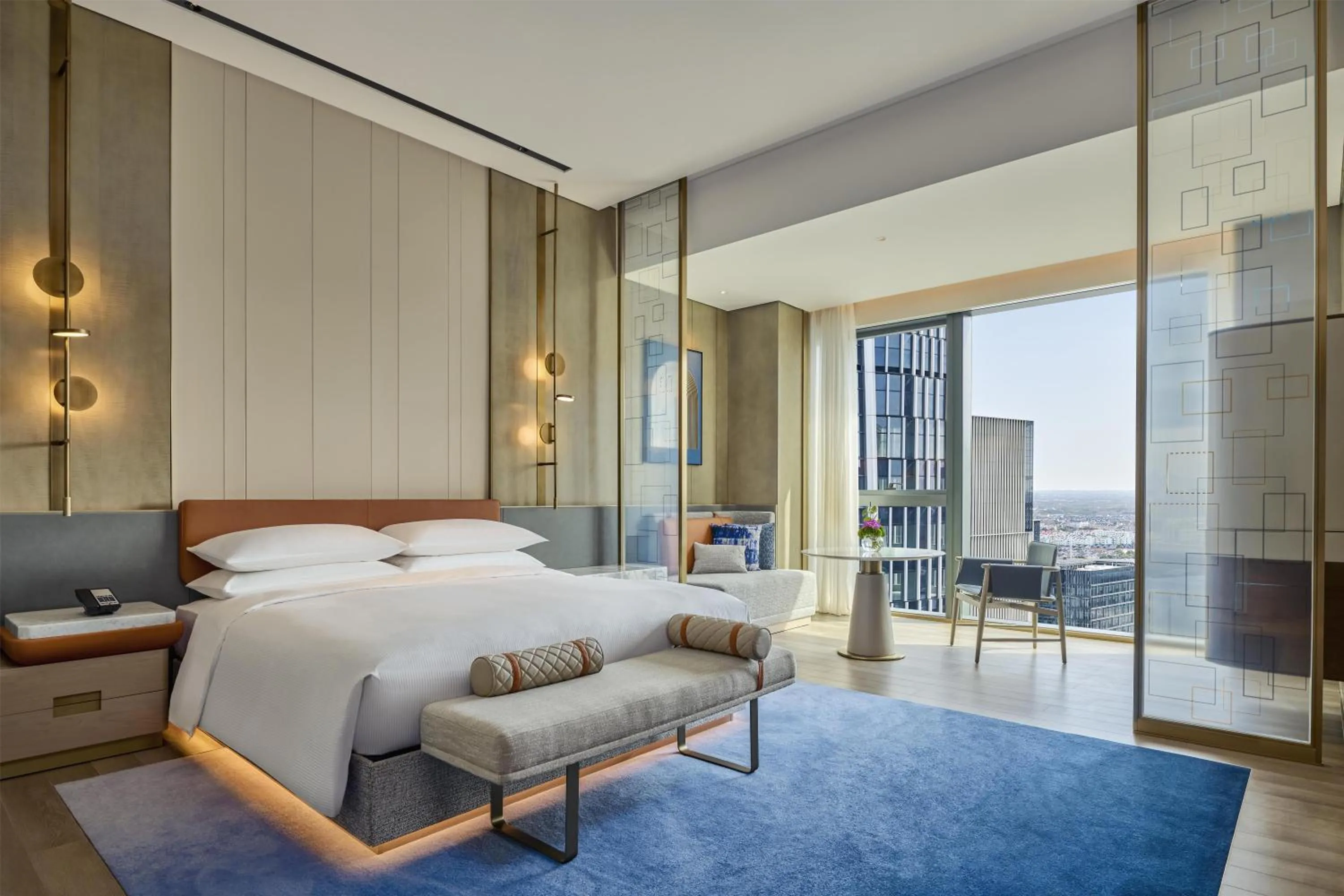 Bed in Hilton Shanghai Zhangjiang Science City