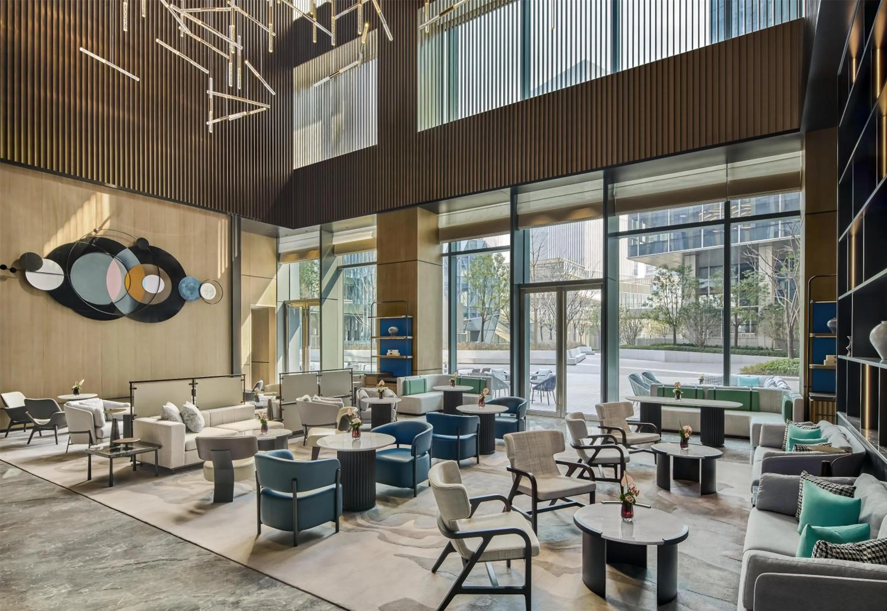 Lobby or reception in Hilton Shanghai Zhangjiang Science City