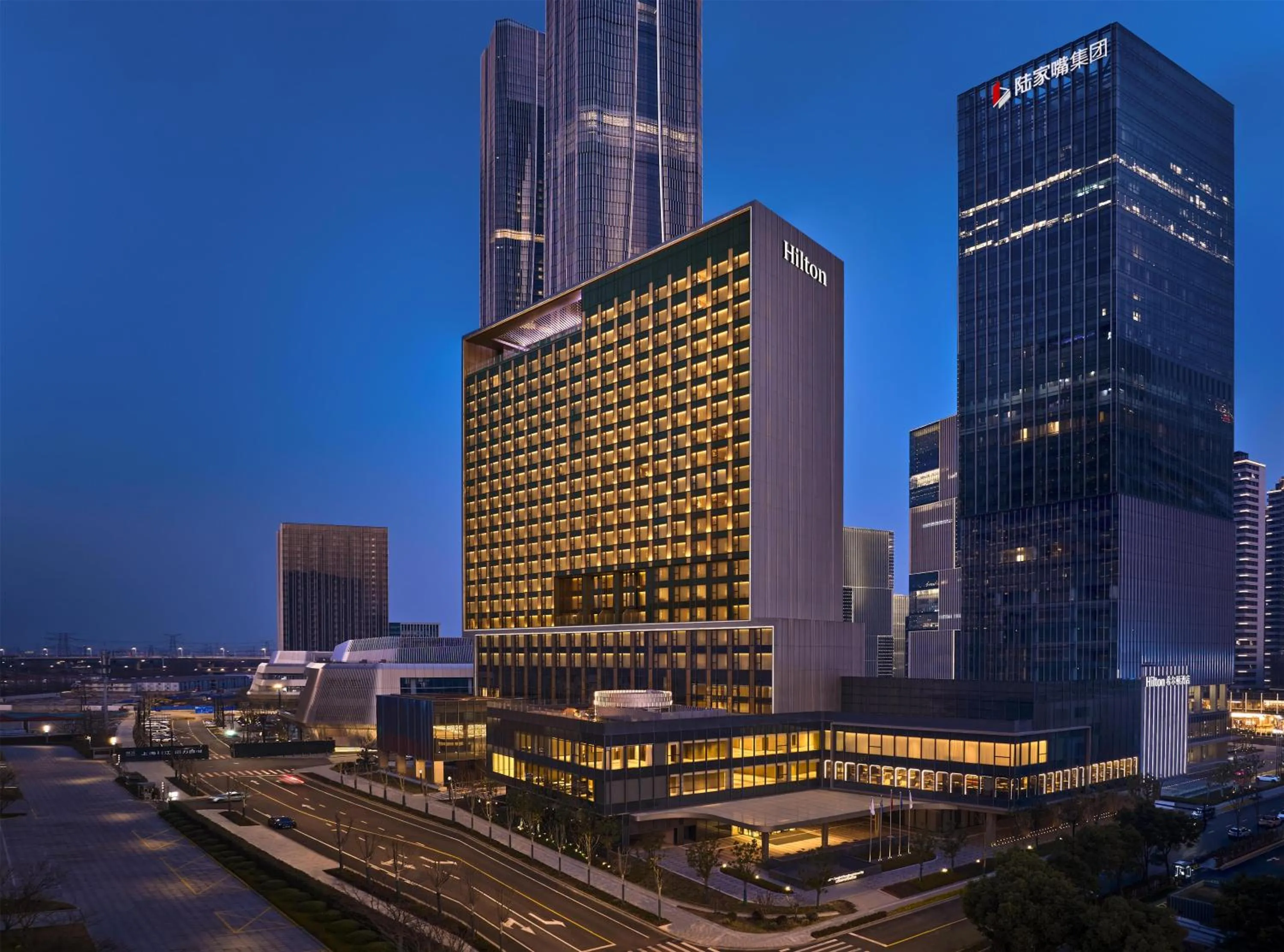 Property building in Hilton Shanghai Zhangjiang Science City