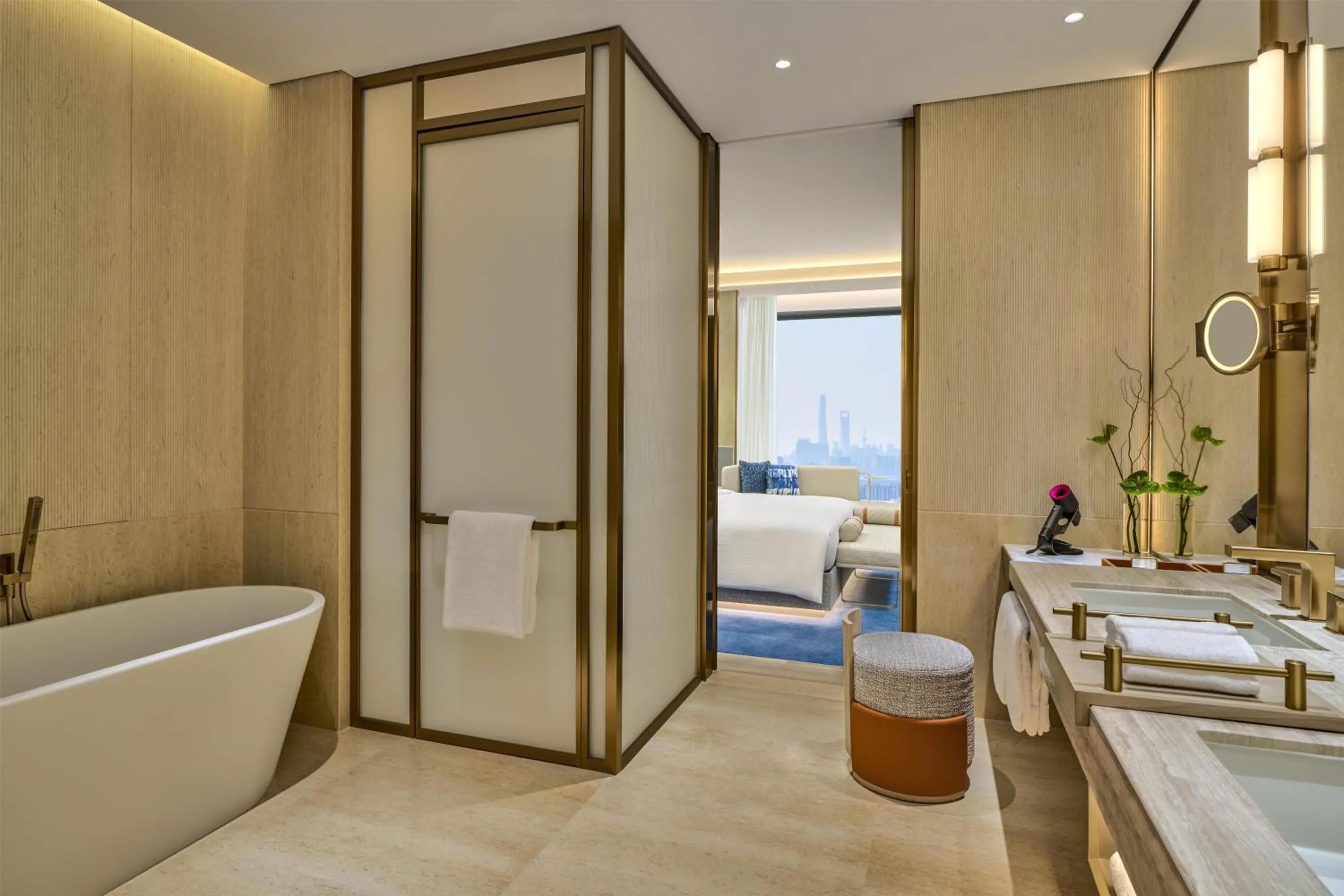 Bathroom in Hilton Shanghai Zhangjiang Science City