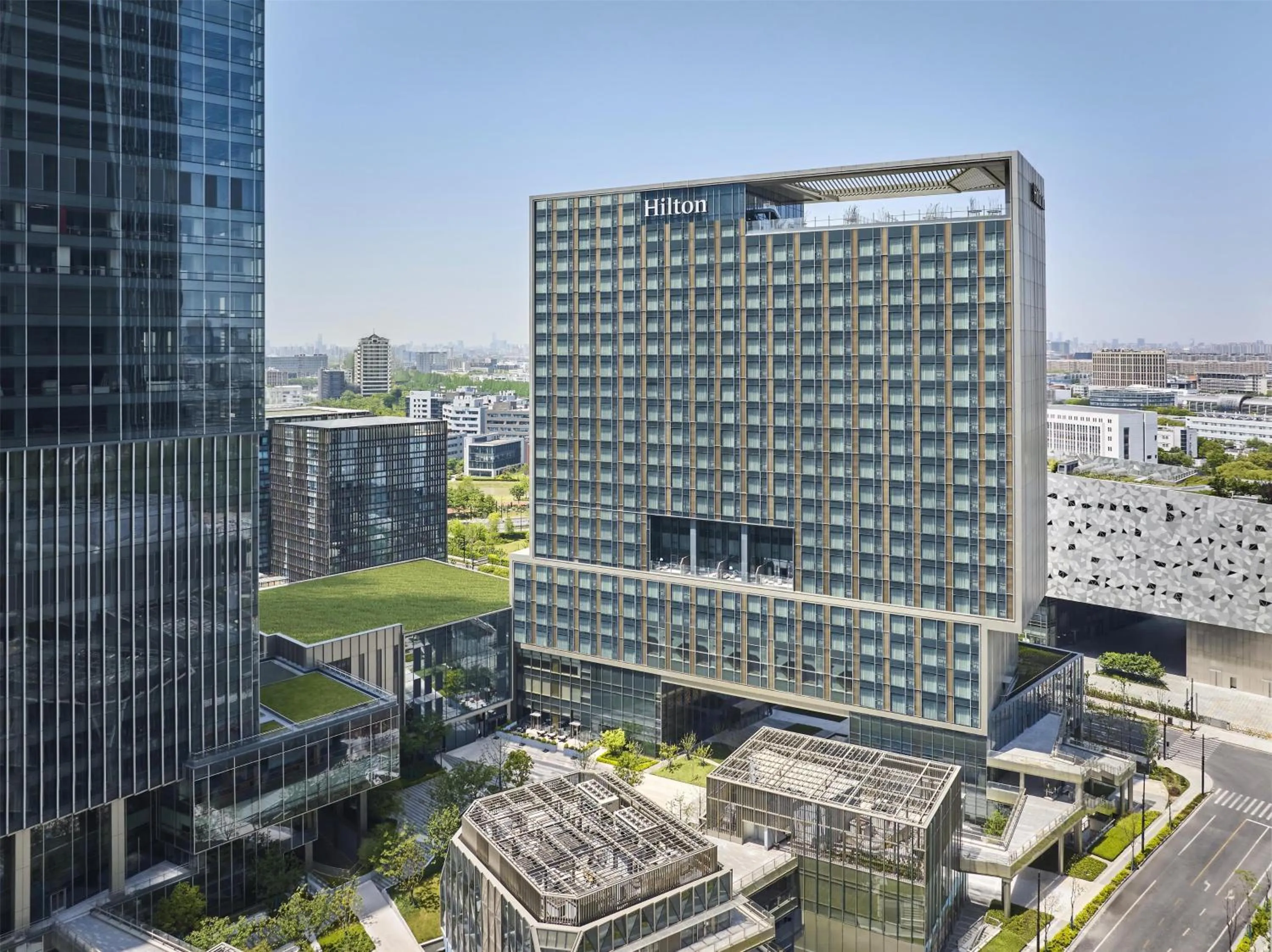 Property building in Hilton Shanghai Zhangjiang Science City