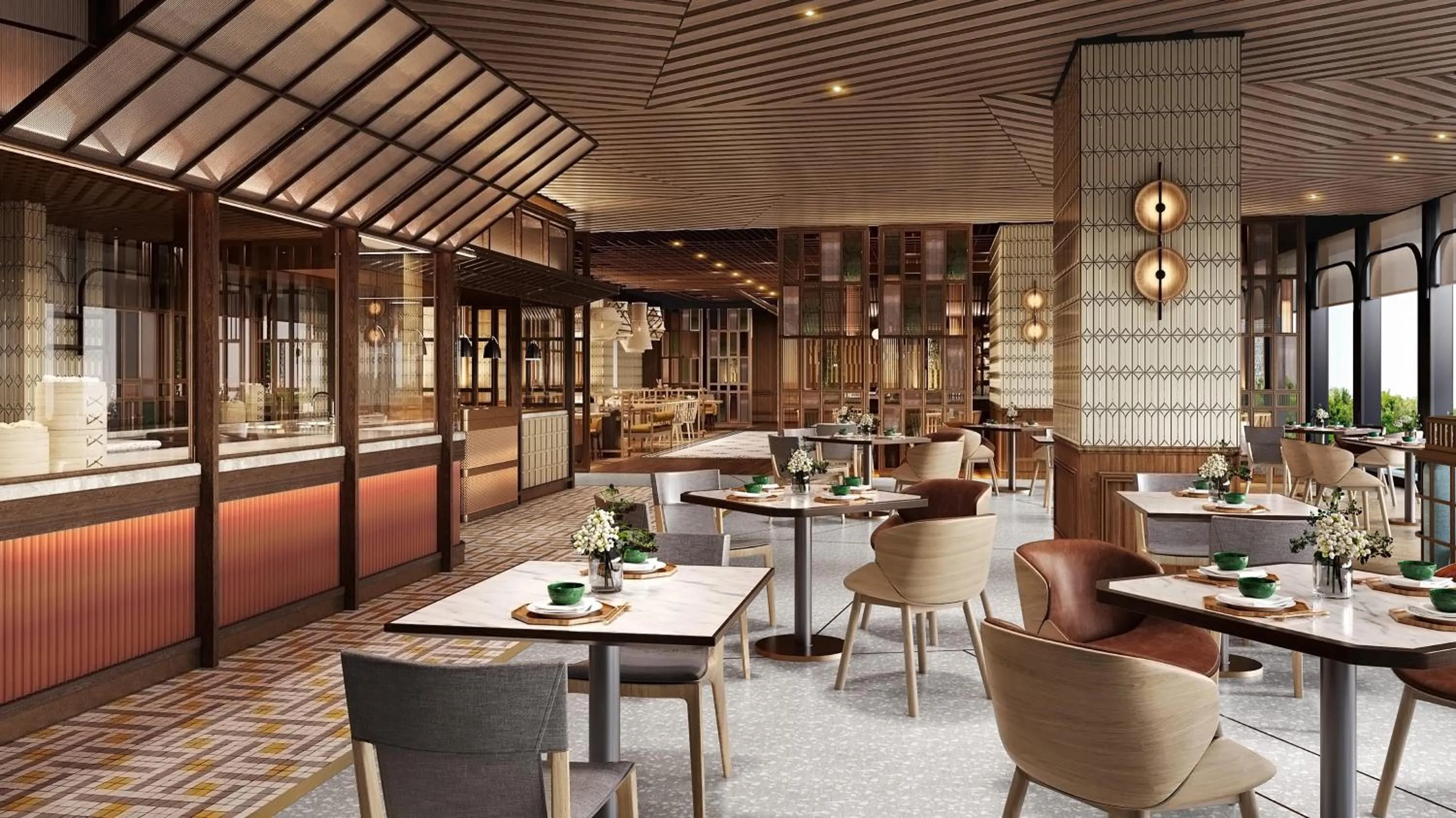 Restaurant/places to eat in Hilton Shanghai Zhangjiang Science City
