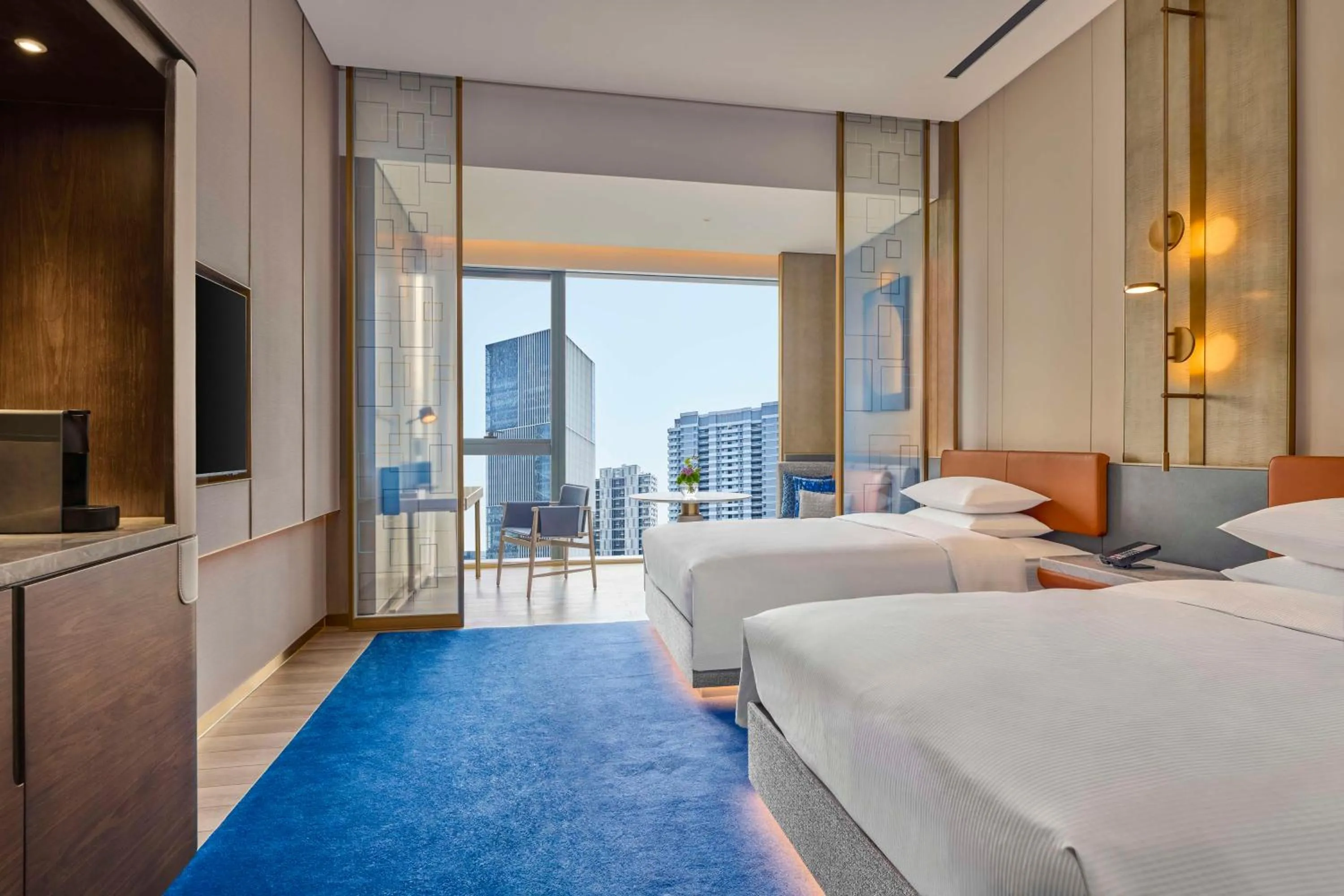 Bed in Hilton Shanghai Zhangjiang Science City