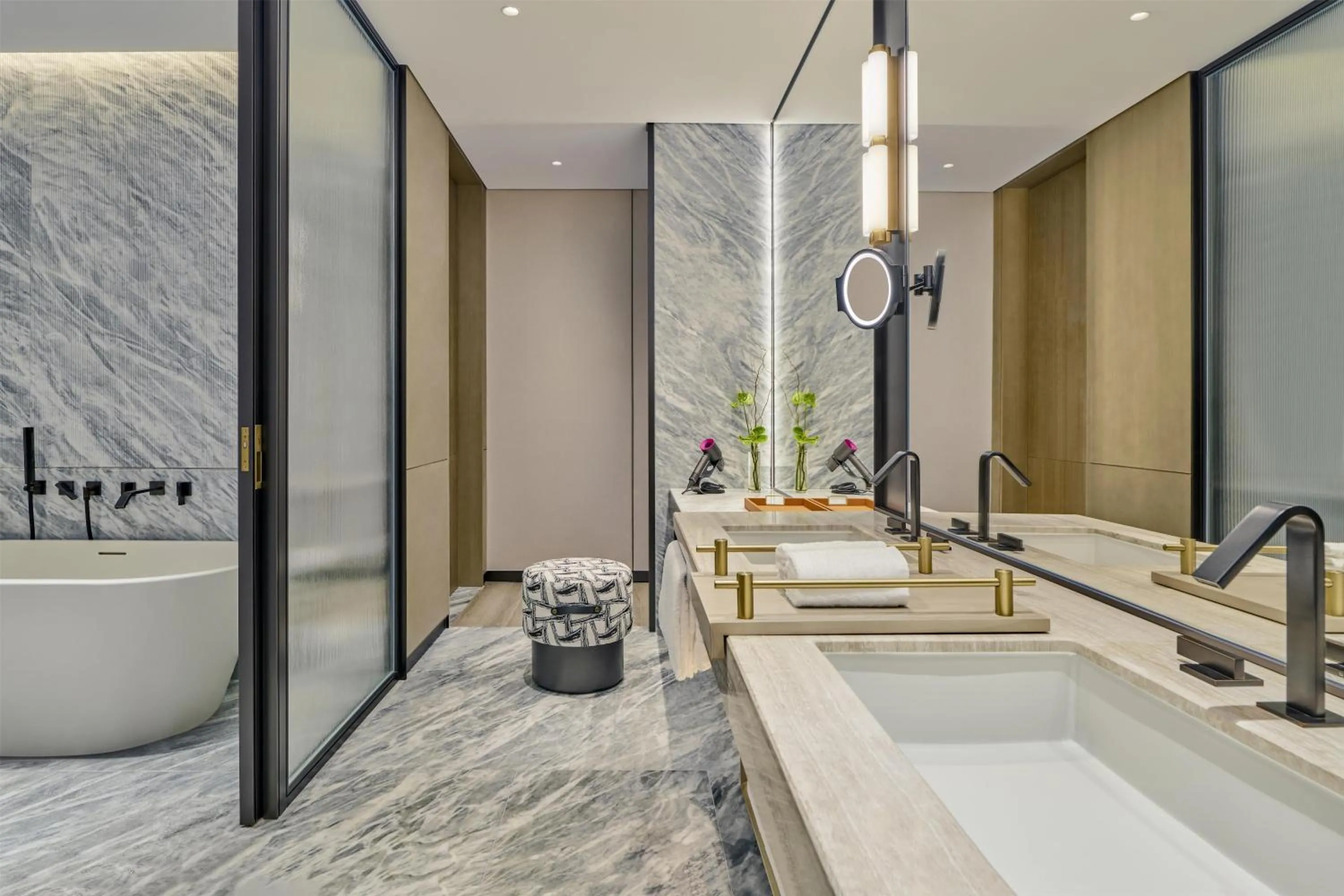 Bathroom in Hilton Shanghai Zhangjiang Science City