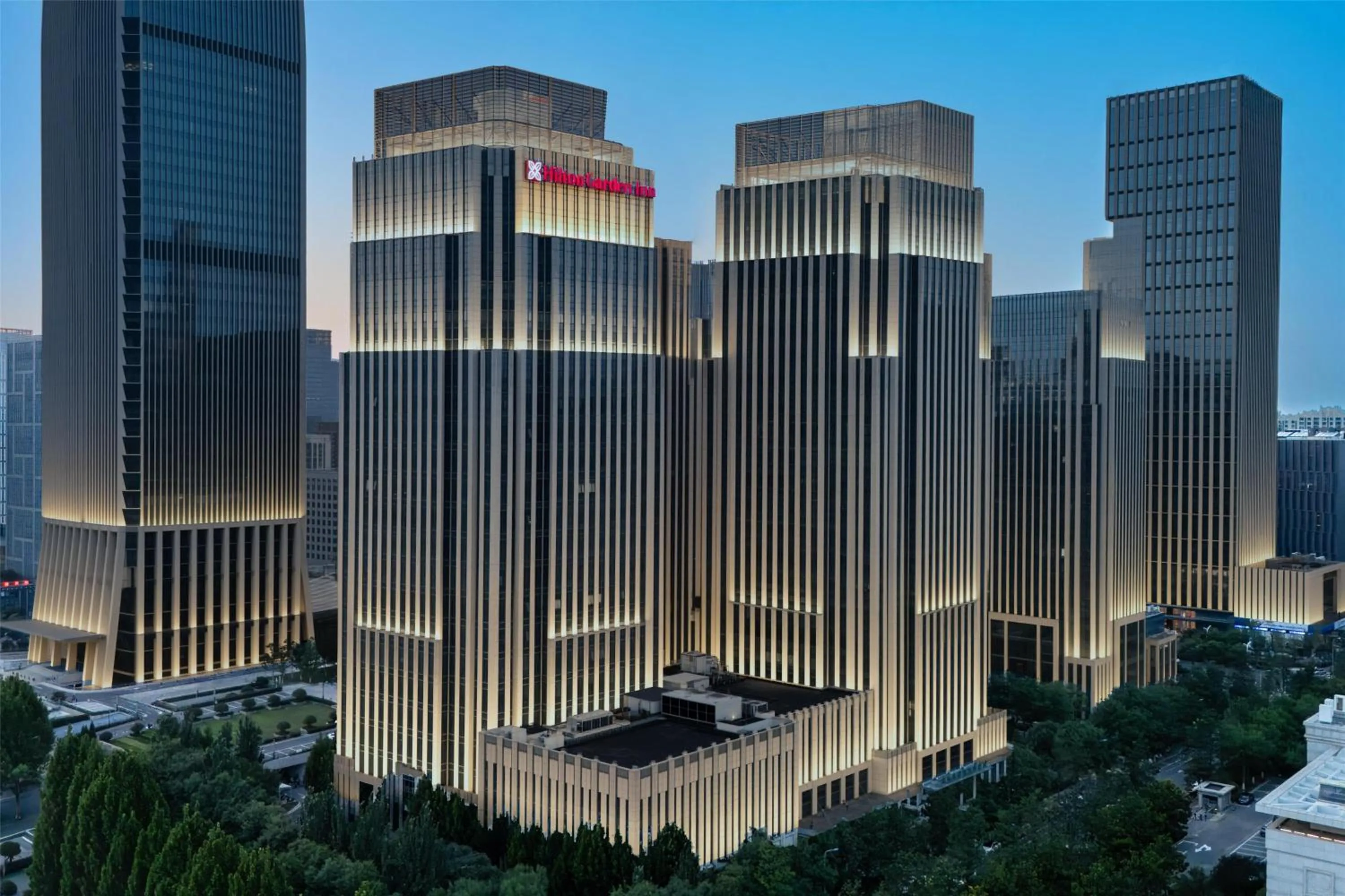 Property building in Hilton Garden Inn Olympic Sports Center Jinan