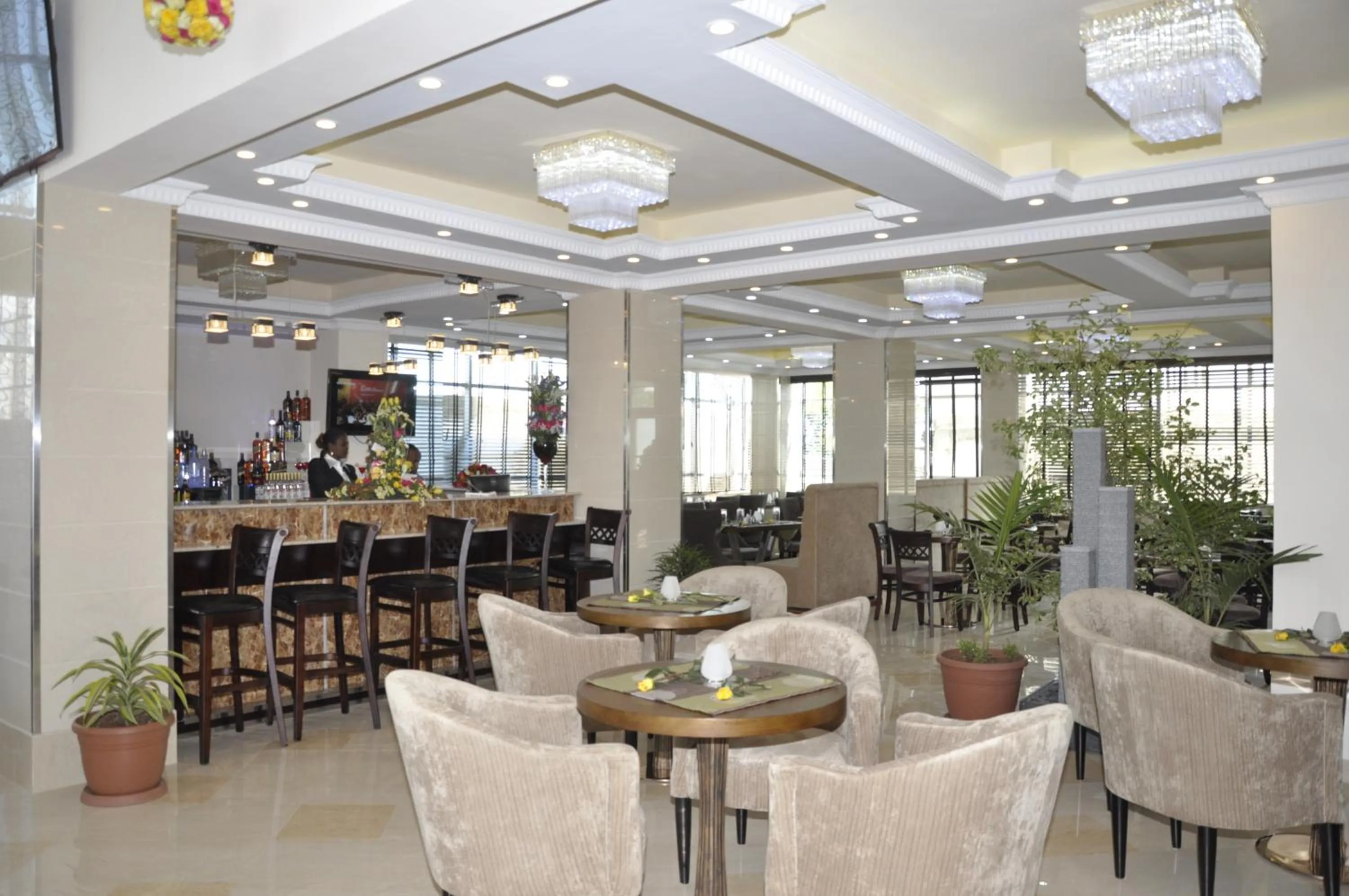 Coffee/tea facilities in Addissinia Hotel