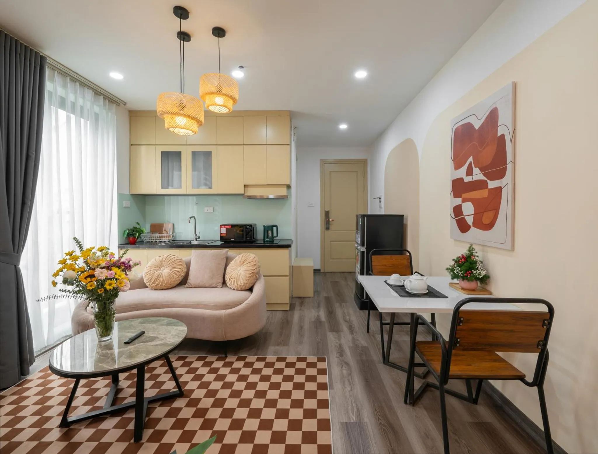 Living room in Luxe Paradise Residence 76 To Ngoc Van