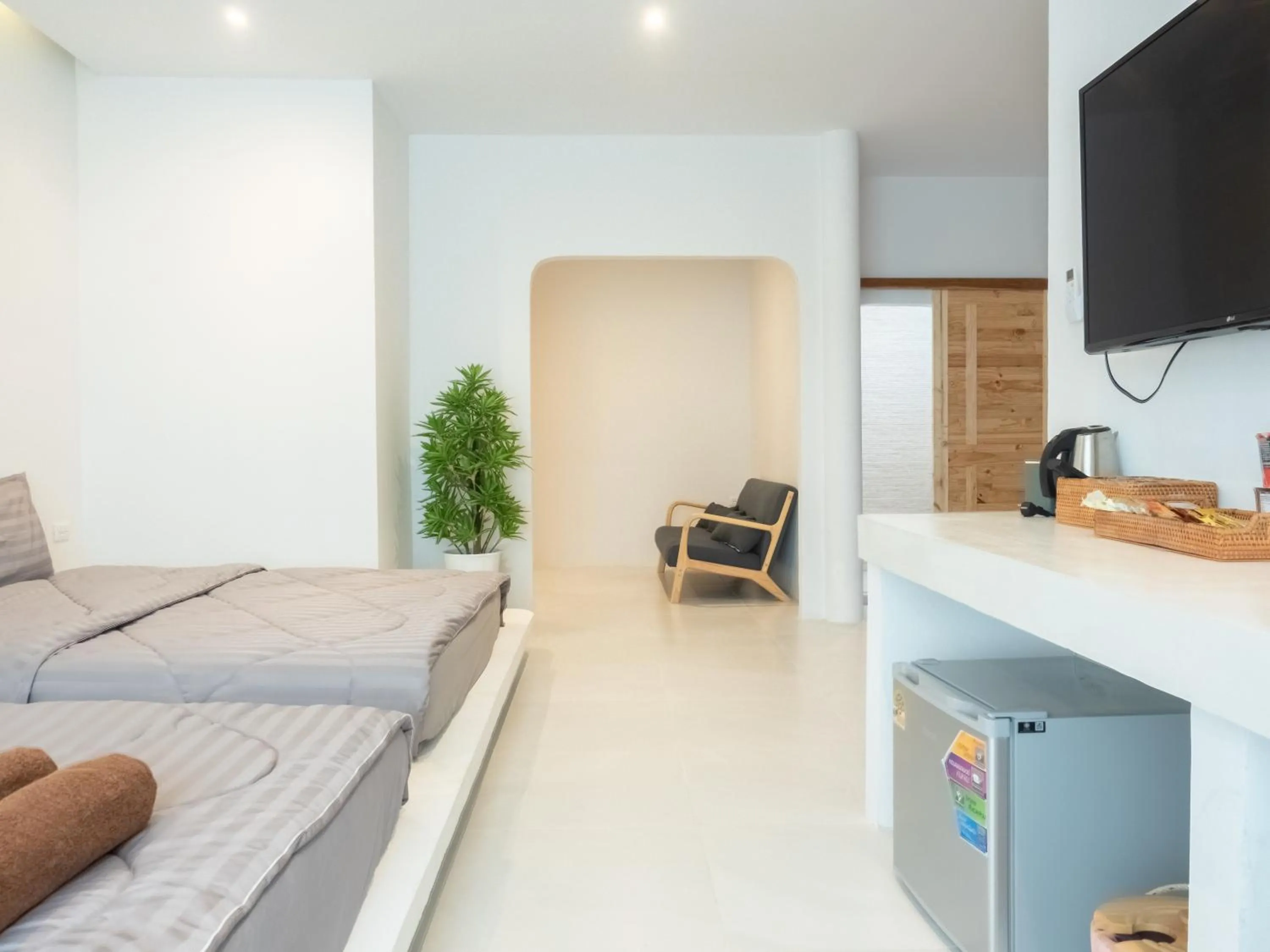 Bed in Fan Sea Resort Kohlarn