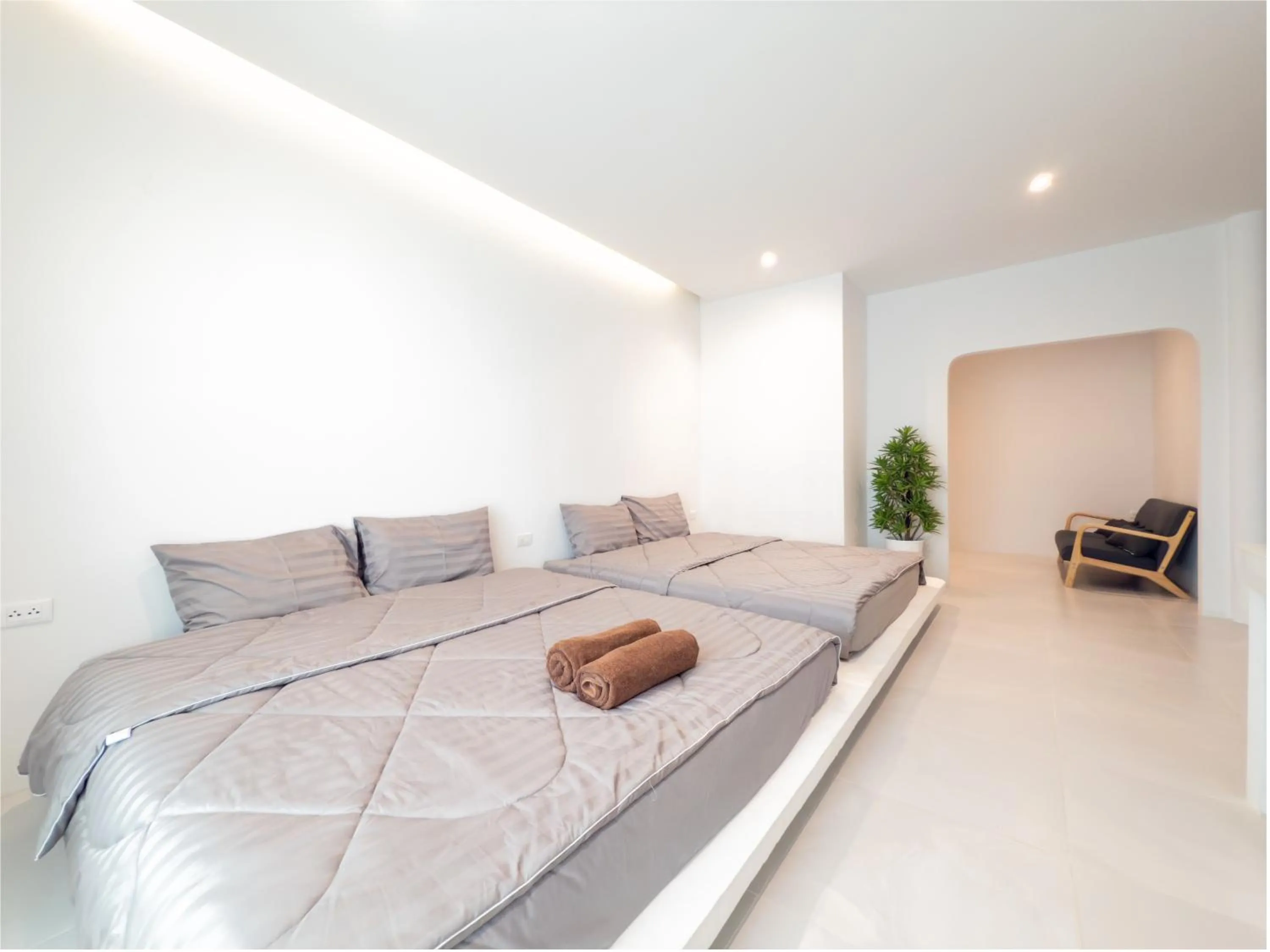 Bed in Fan Sea Resort Kohlarn