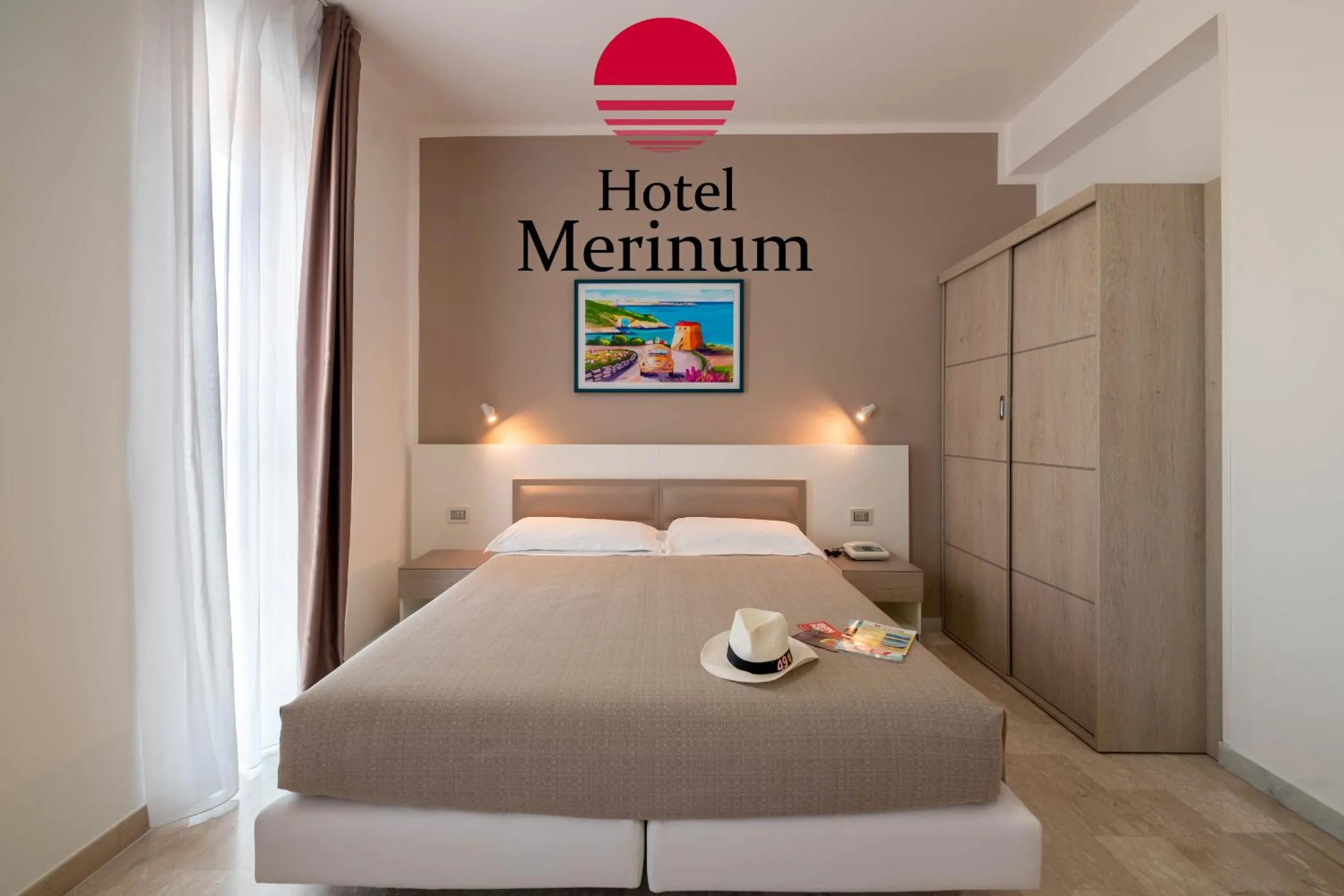 Bed in Hotel Merinum
