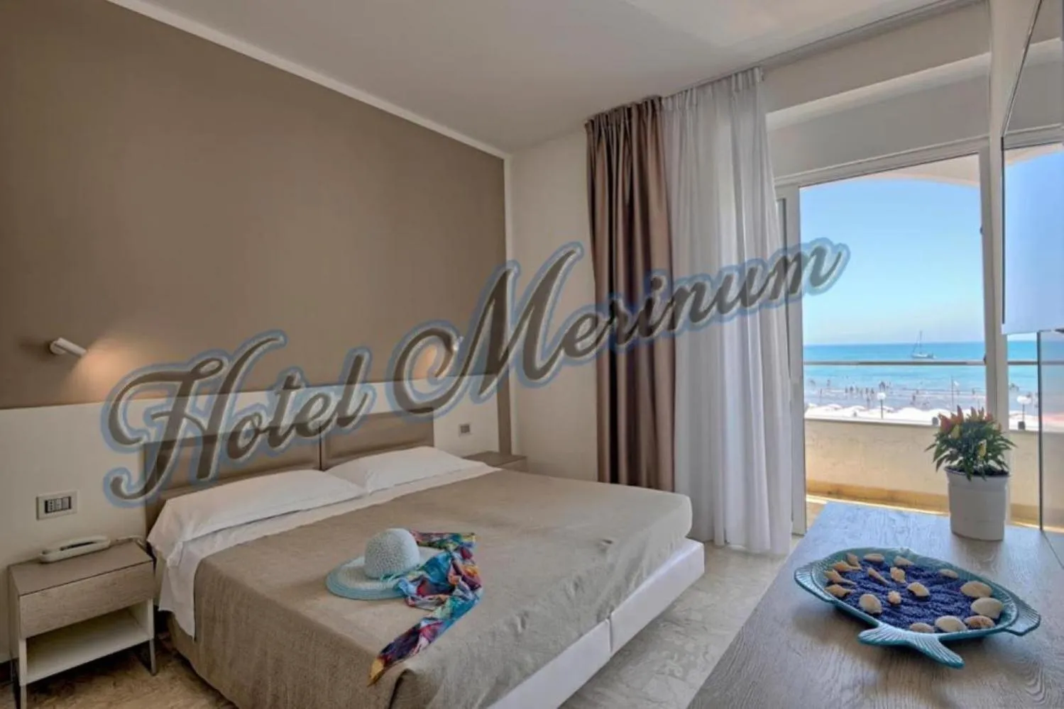 Bed in Hotel Merinum