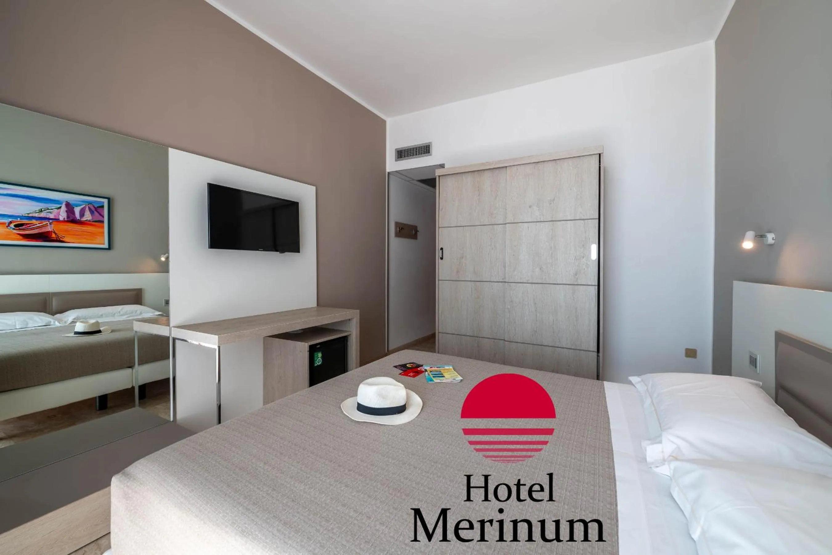 Bed in Hotel Merinum