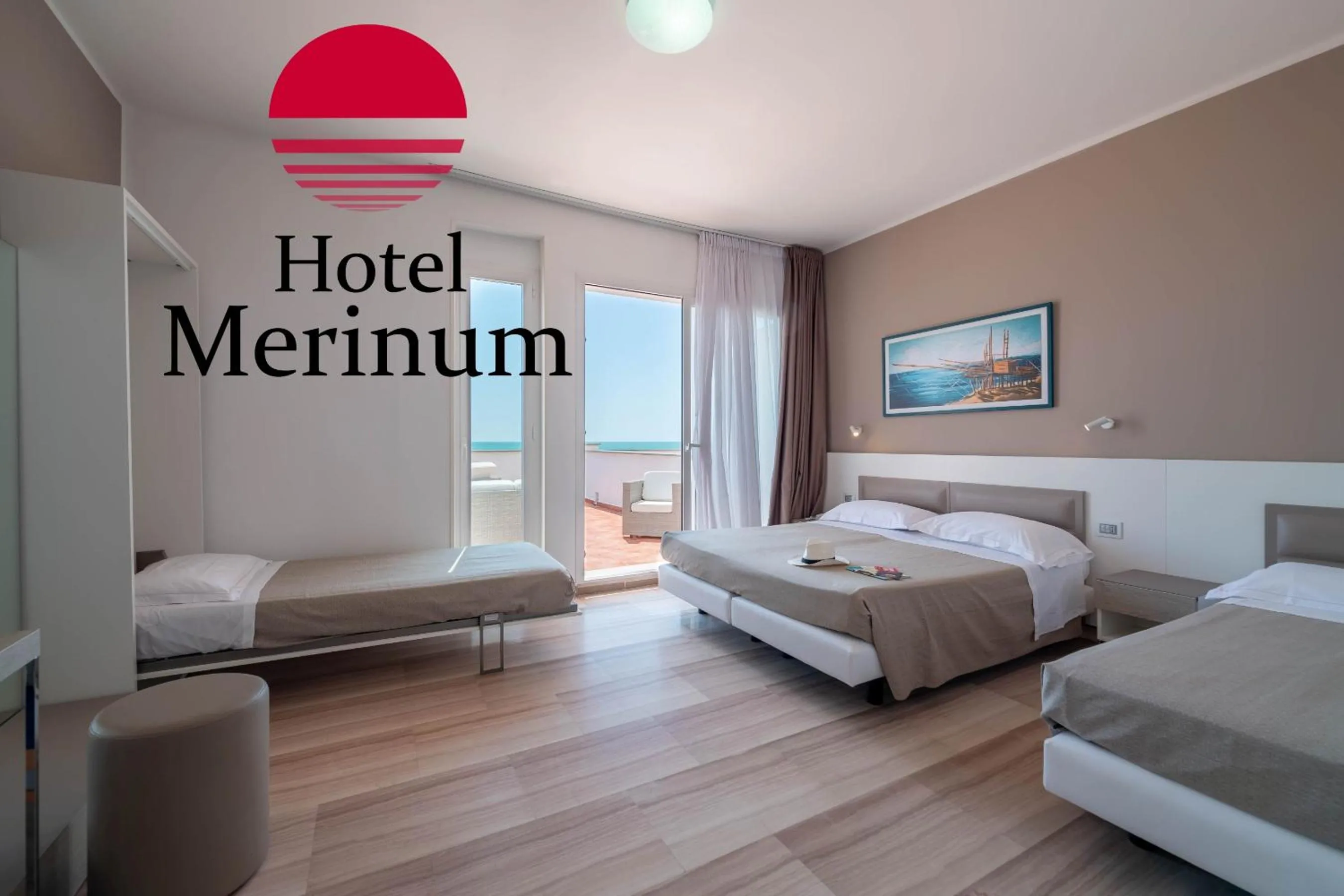 Bed in Hotel Merinum