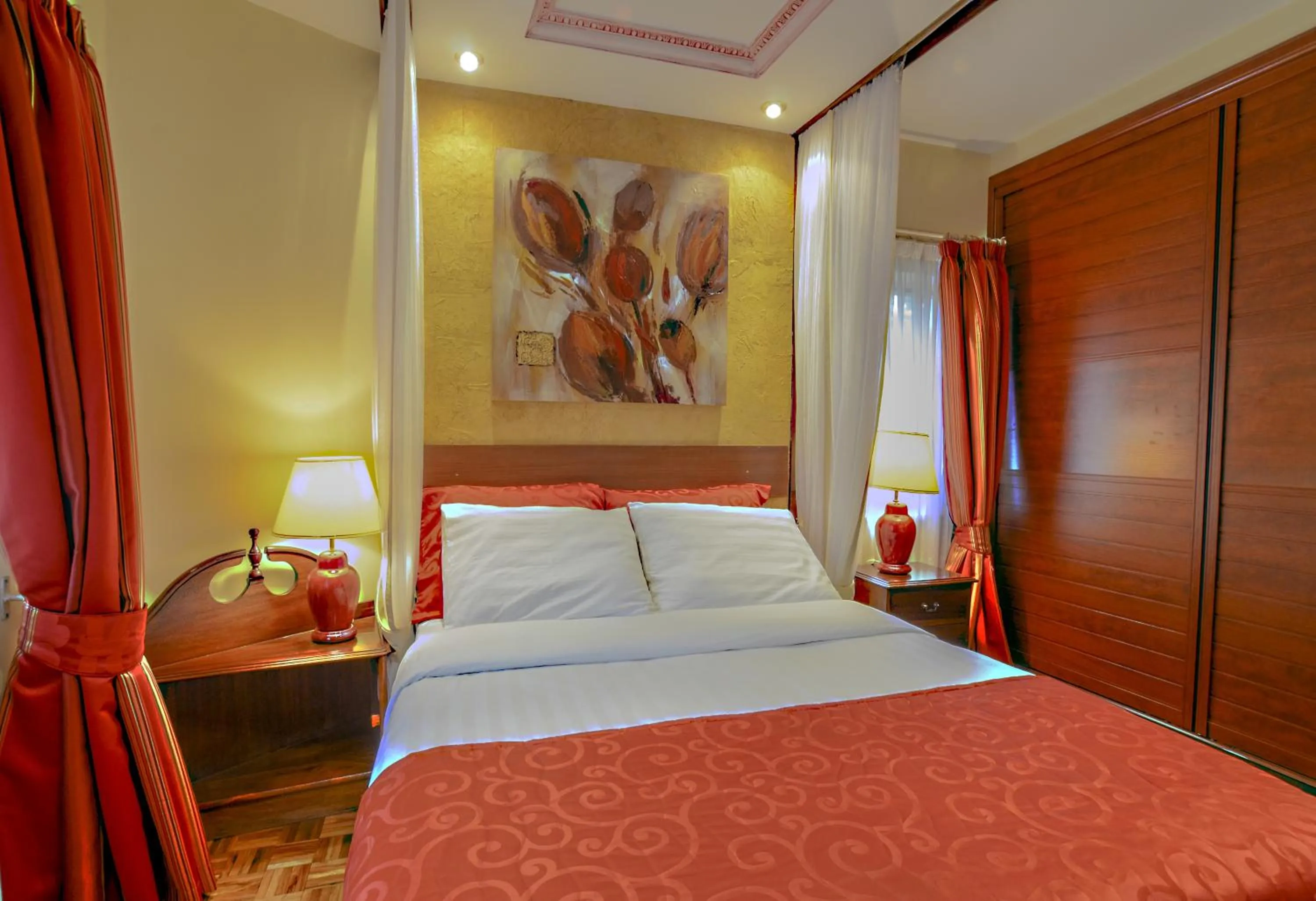 Bedroom in Mimosa Court Apartments