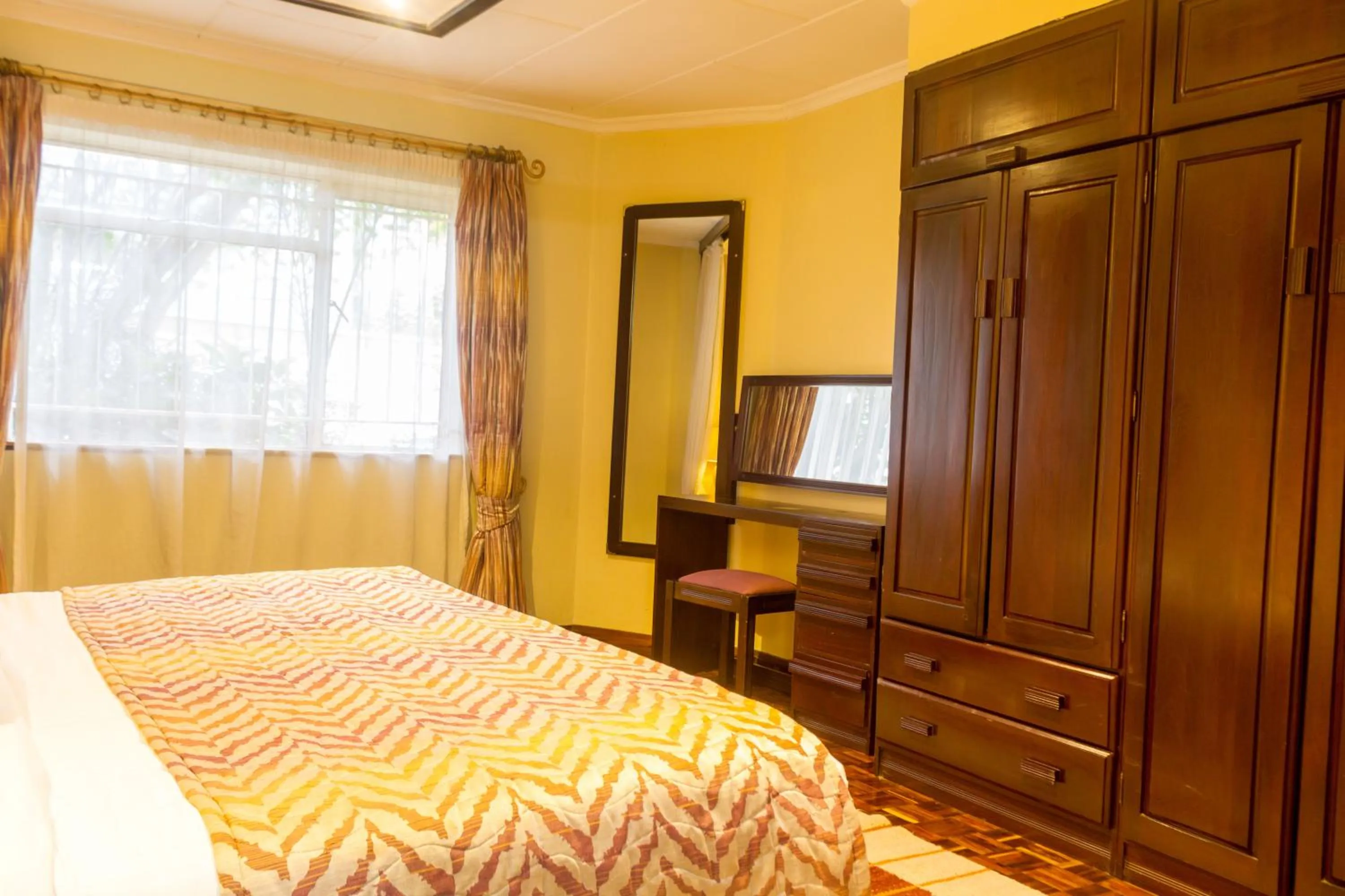 Bedroom in Mimosa Court Apartments