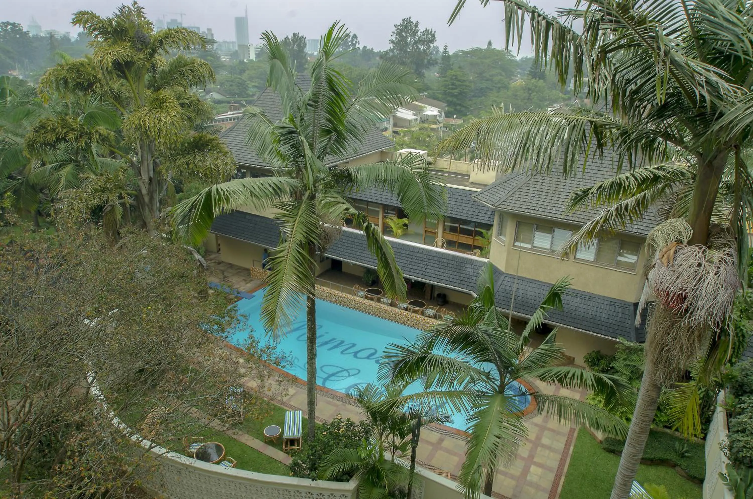 Natural landscape in Mimosa Court Apartments