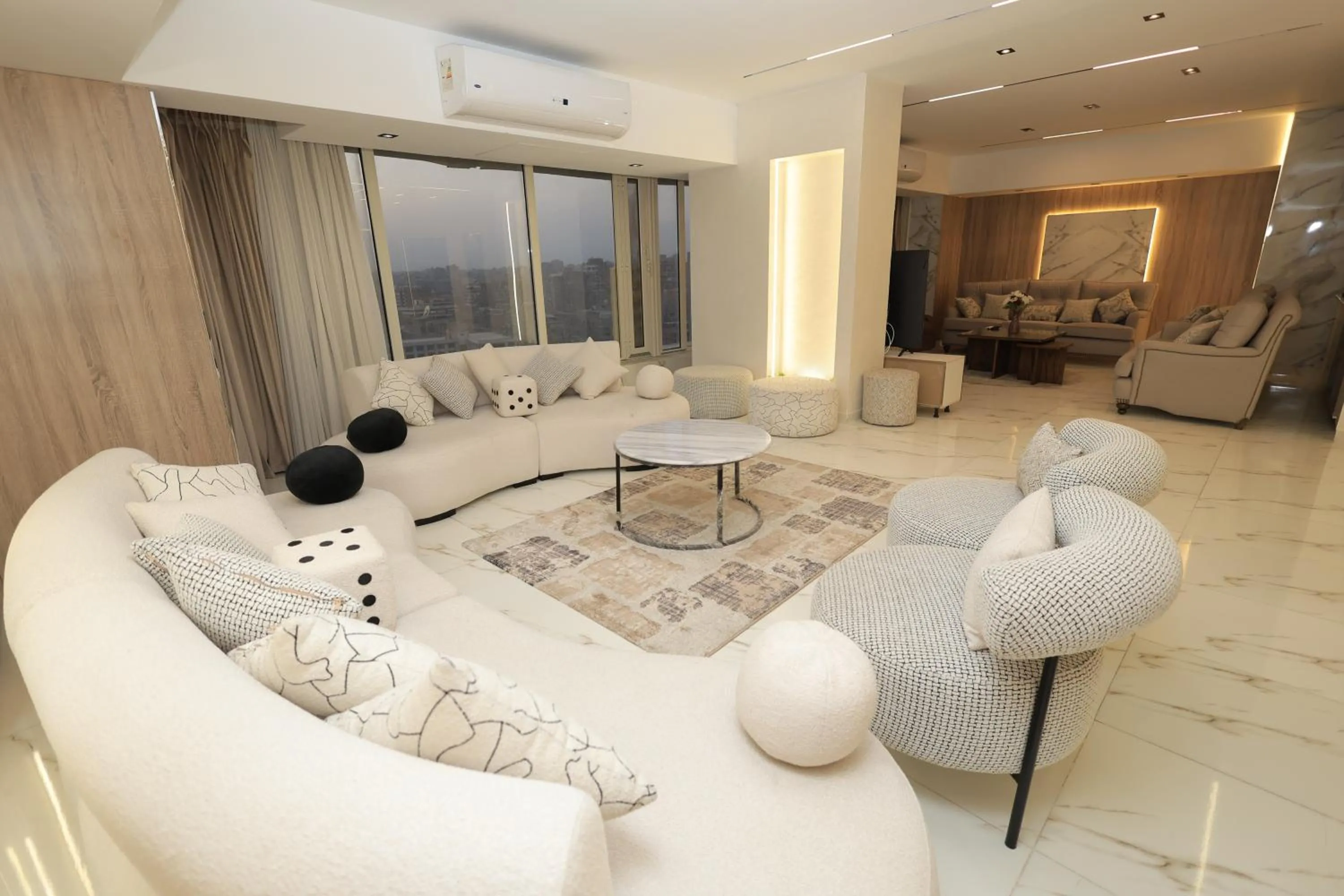 Luxury 3BR Modern with Nile View from All Rooms