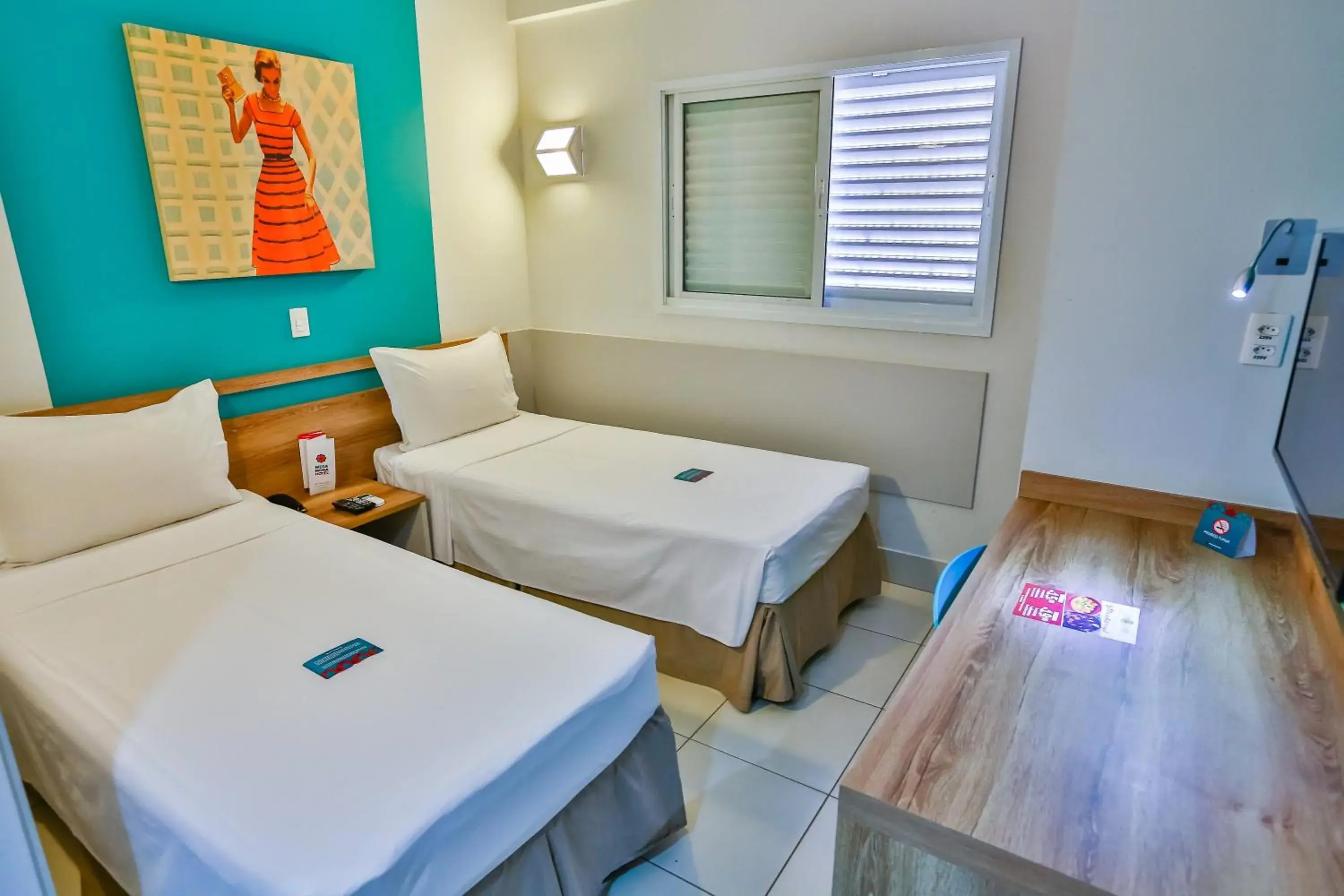 Standard Twin Room in Mega Moda Goiania Hotel Standard Twin Room in Mega Moda Goiania Hotel