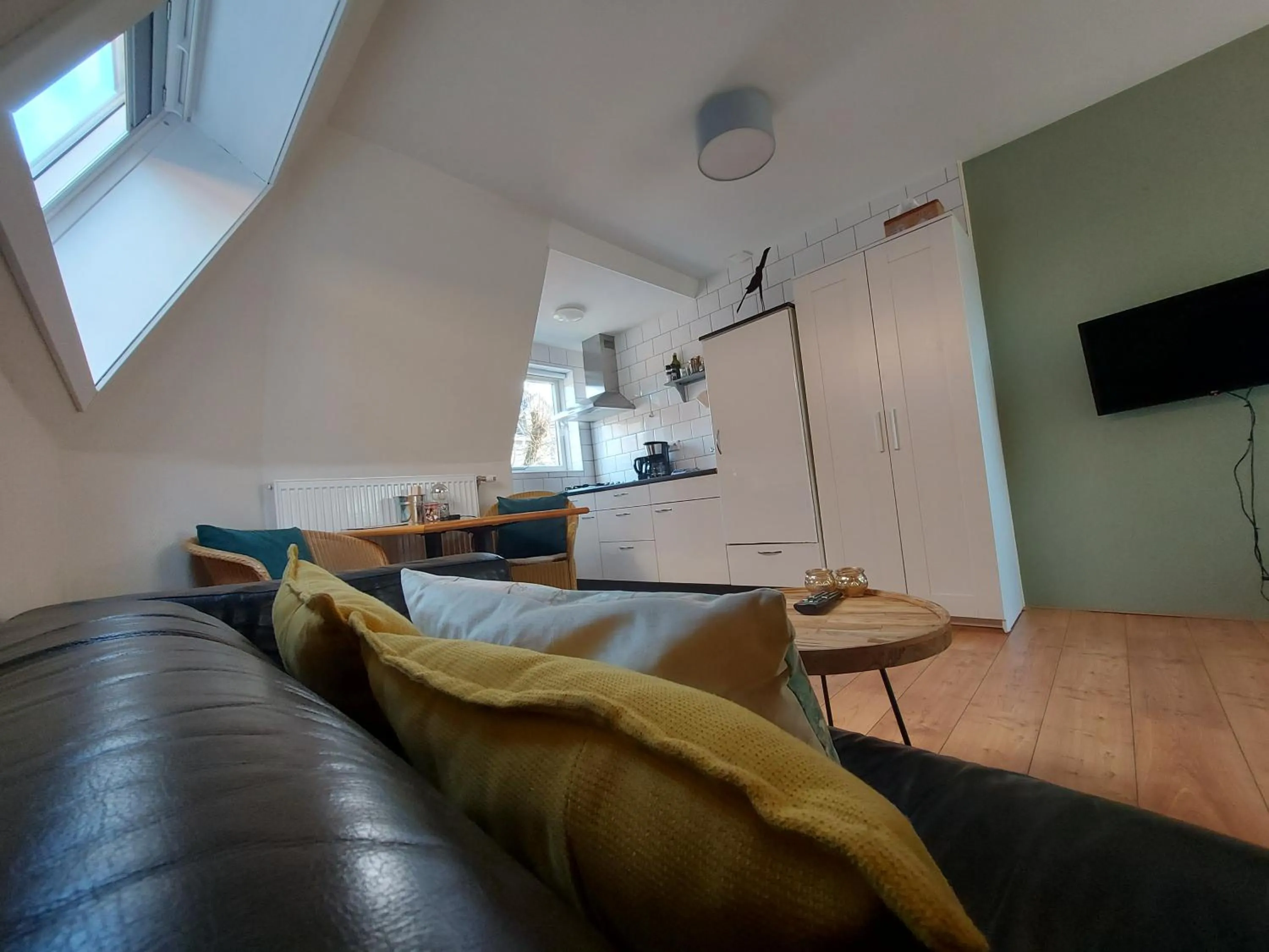 Living room in Prins Appartementen