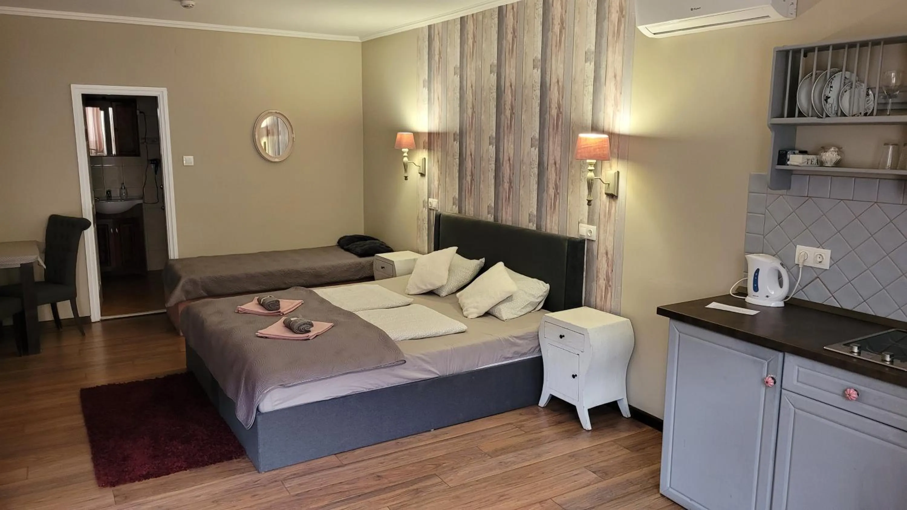 Bed in Guest House Romantika Panzio