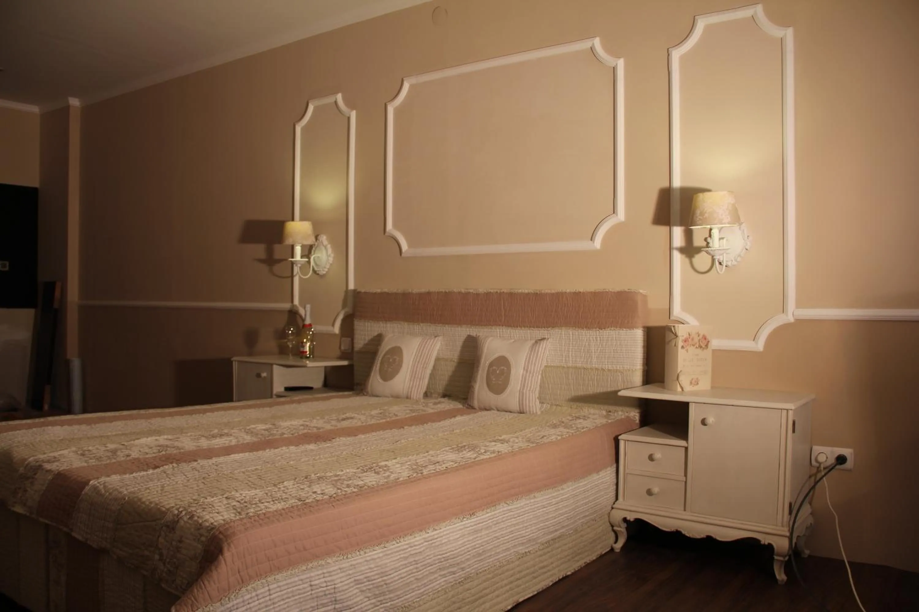 Bed in Guest House Romantika Panzio