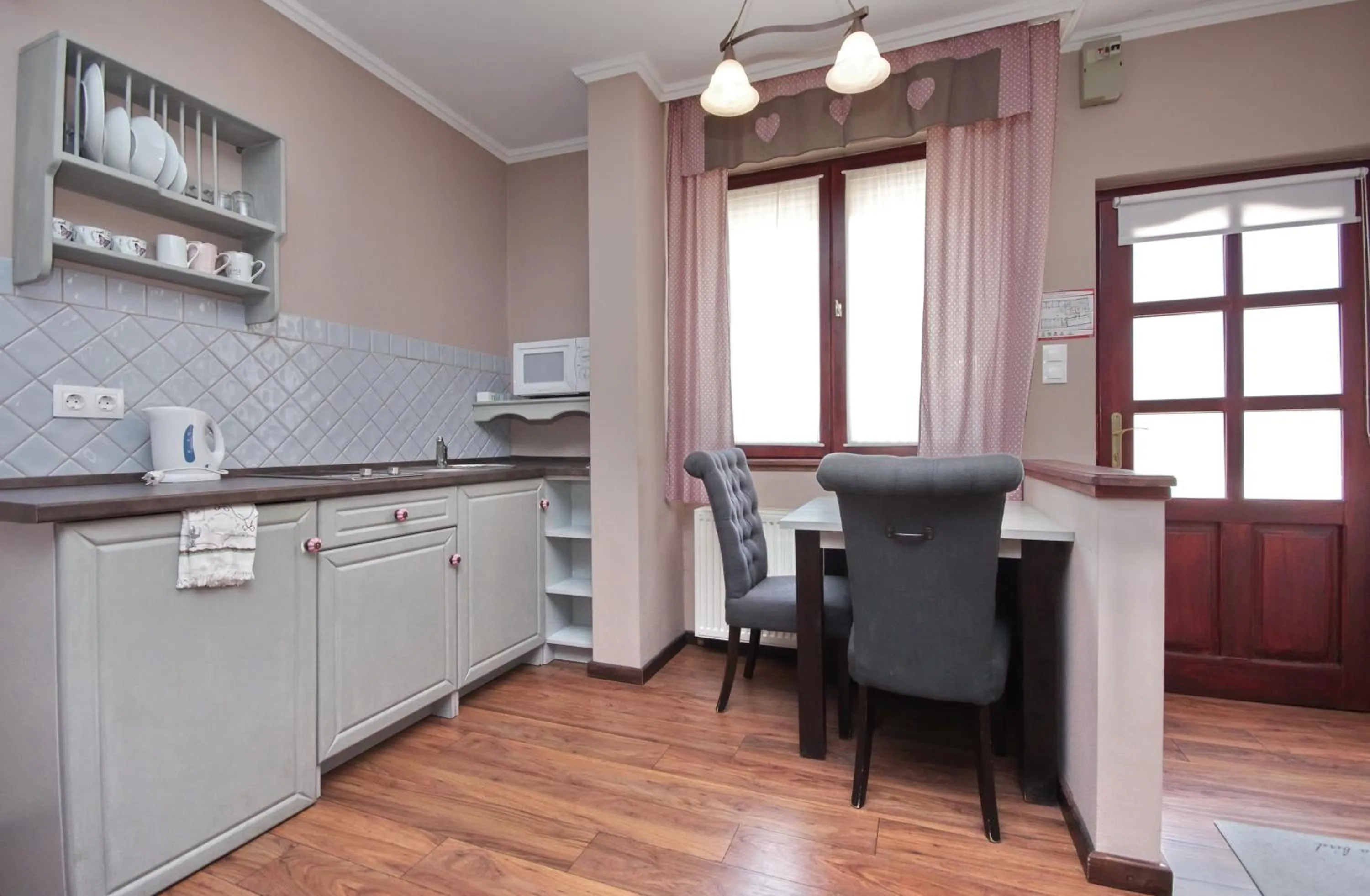 Kitchen or kitchenette in Guest House Romantika Panzio