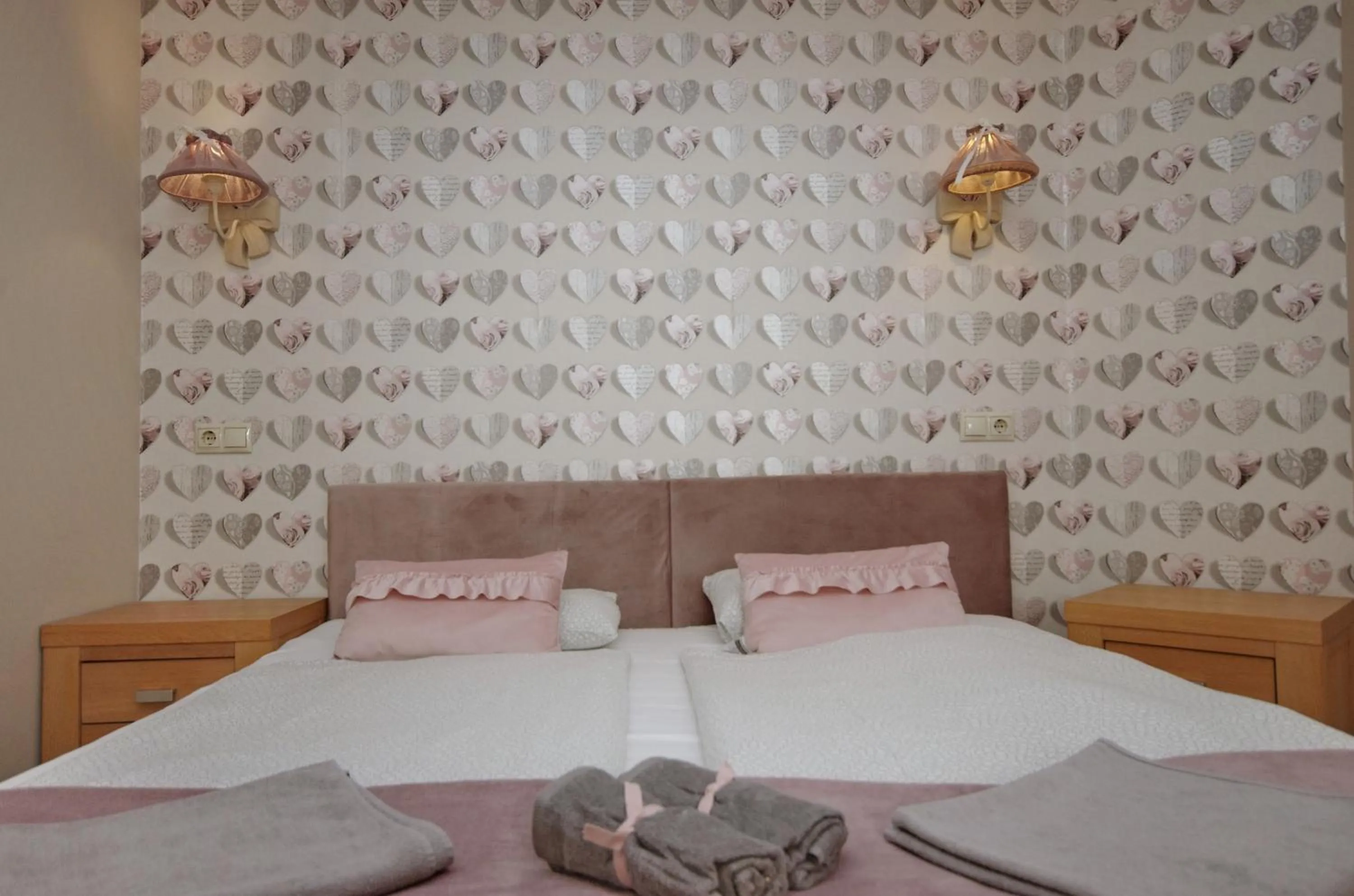 Bed in Guest House Romantika Panzio