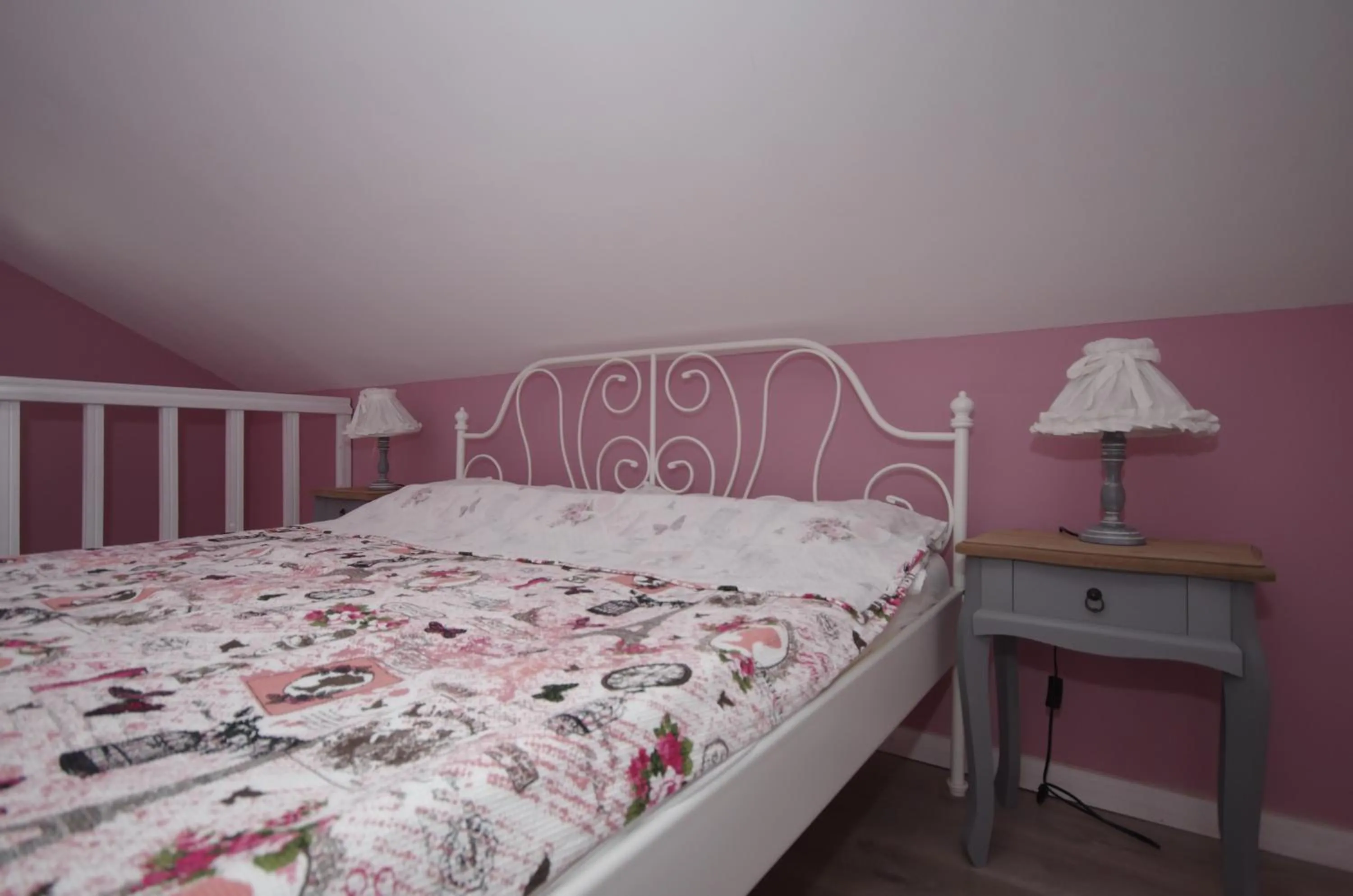 Bed in Guest House Romantika Panzio