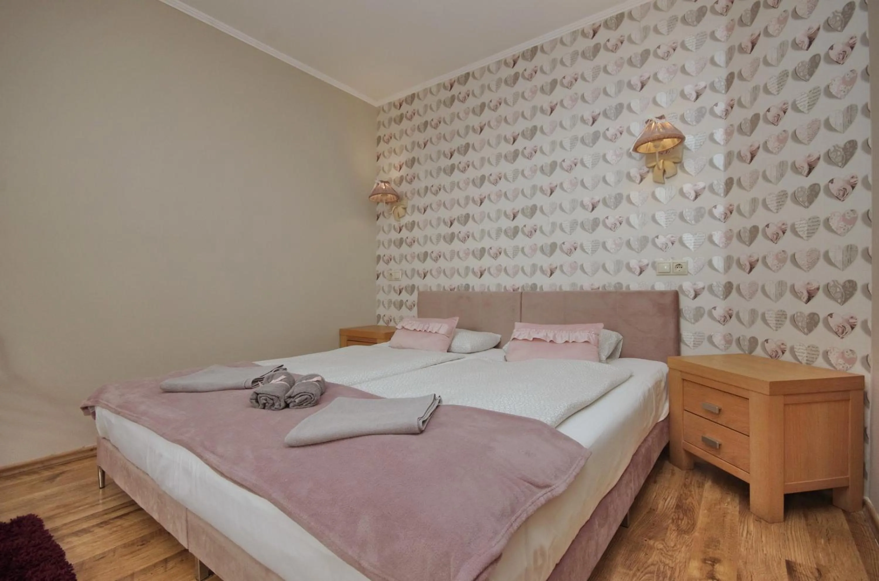 Bed in Guest House Romantika Panzio