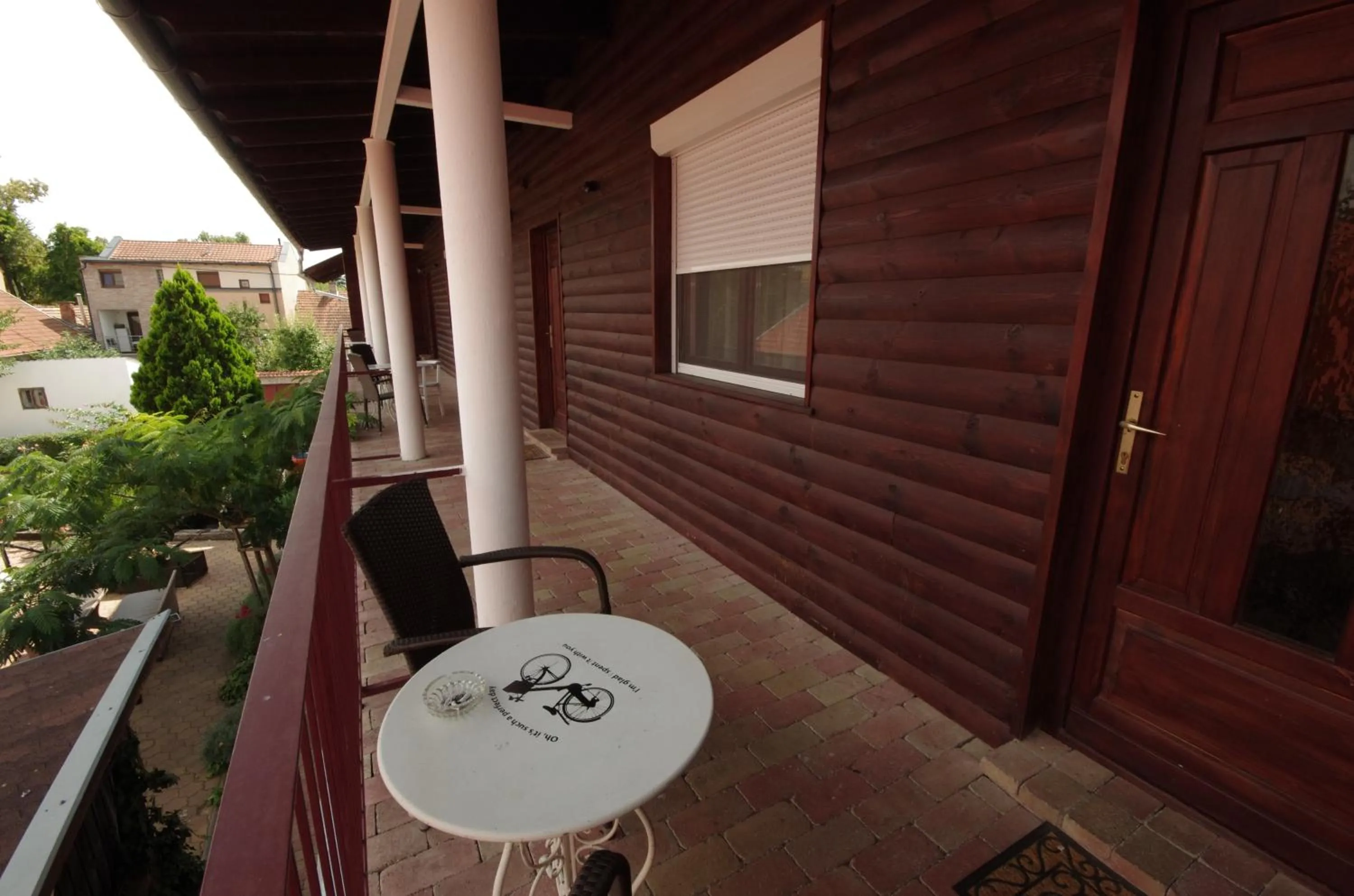 Balcony/Terrace in Guest House Romantika Panzio