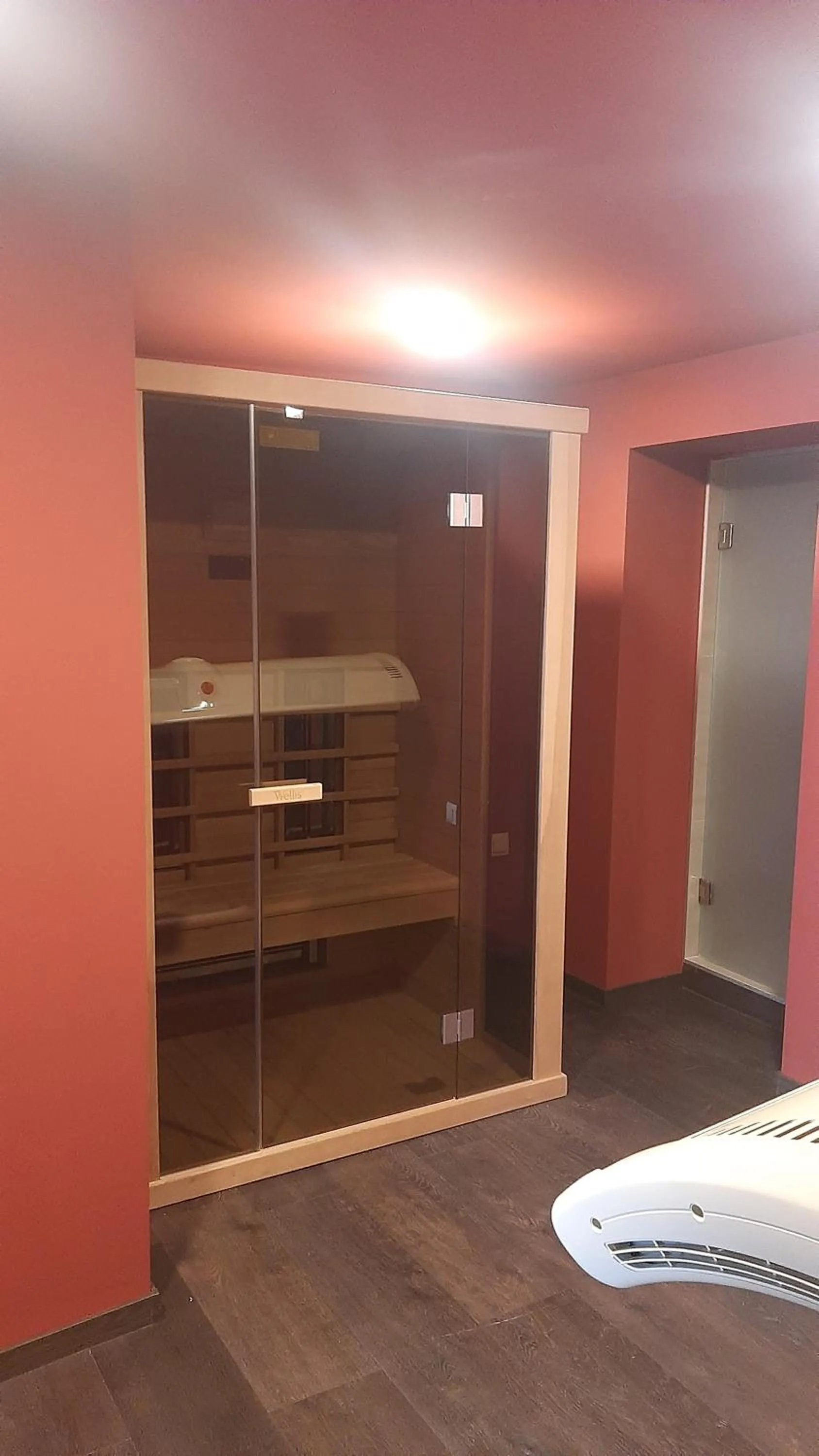 Sauna, Bed in Guest House Romantika Panzio