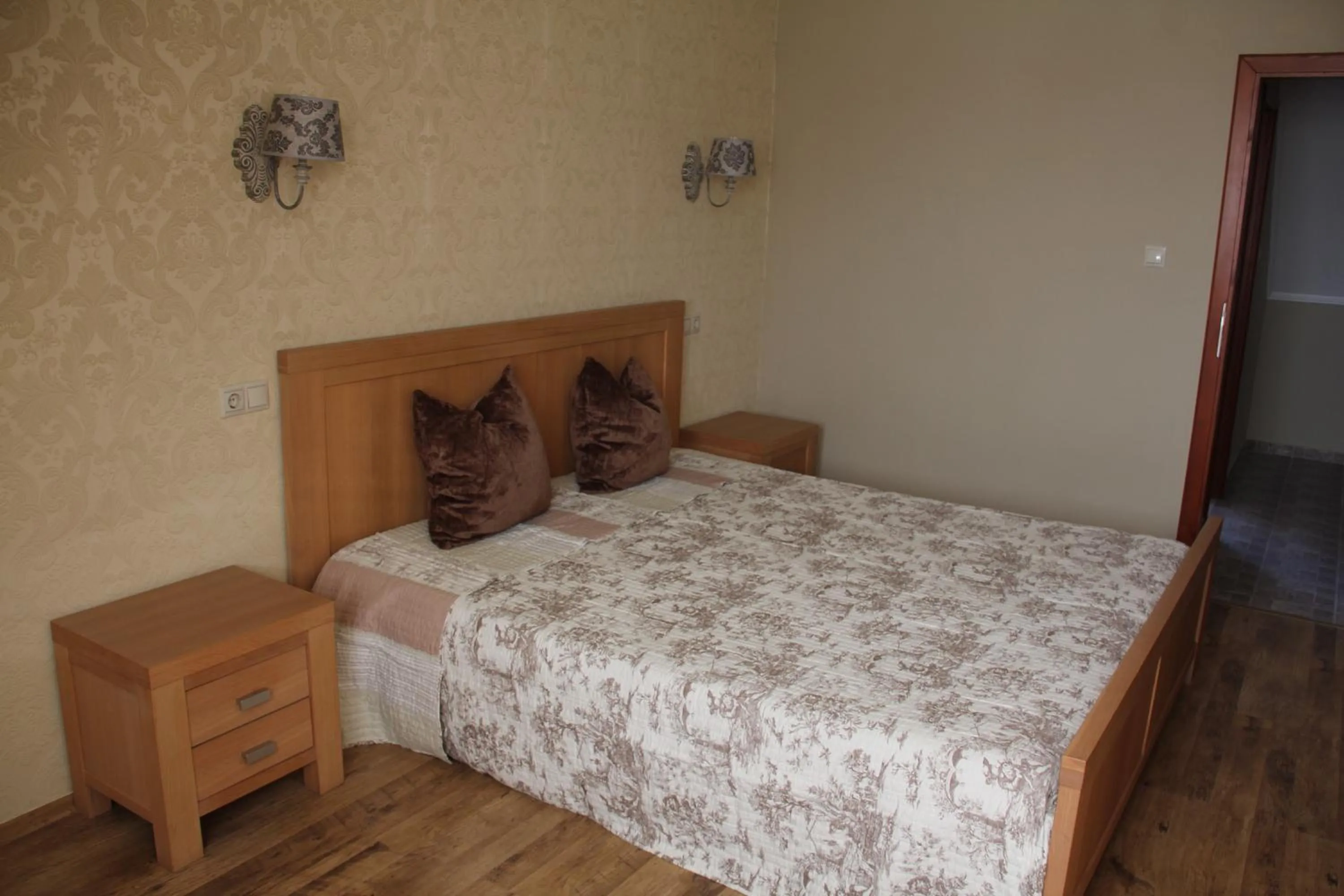 Bed in Guest House Romantika Panzio
