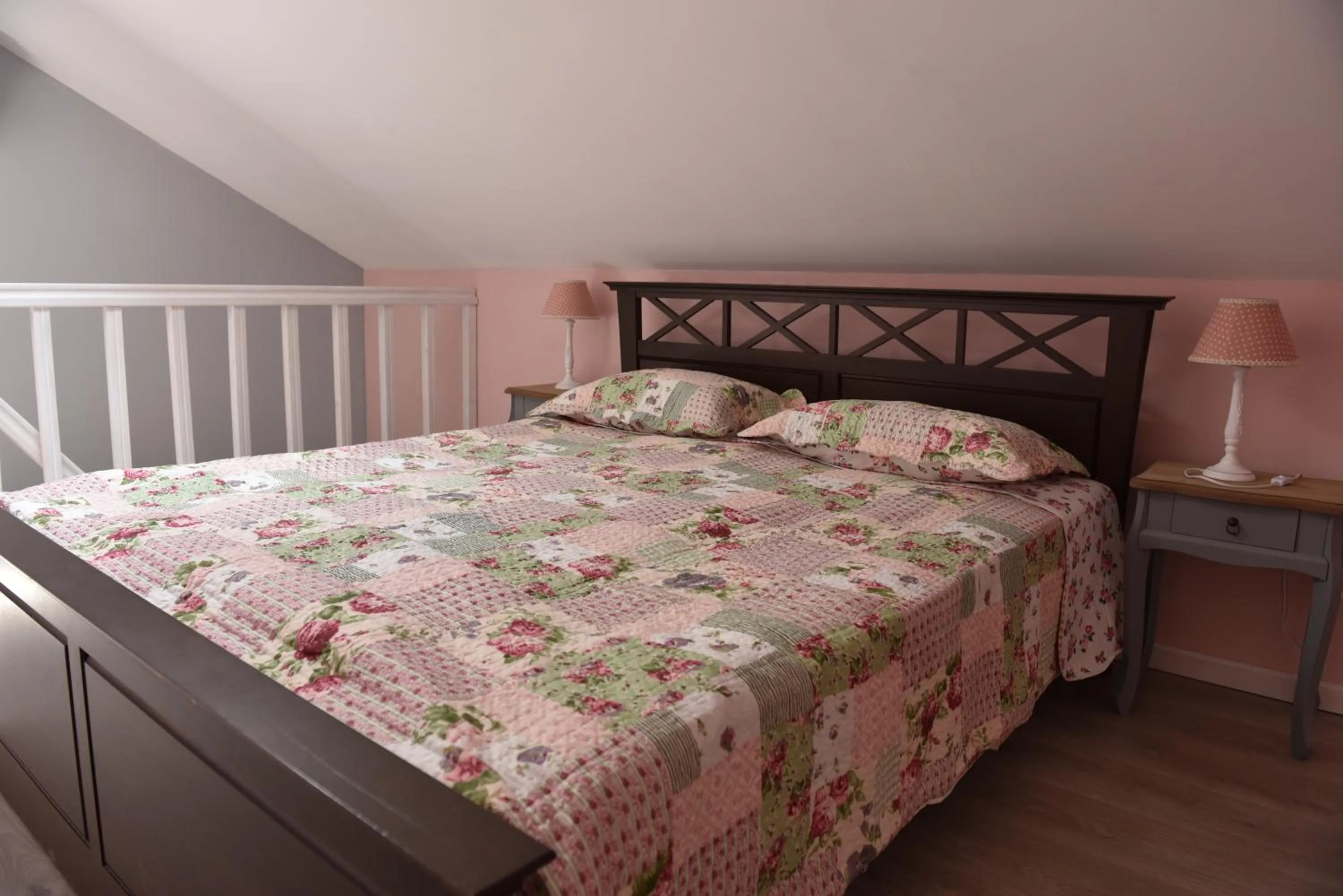 Bed in Guest House Romantika Panzio