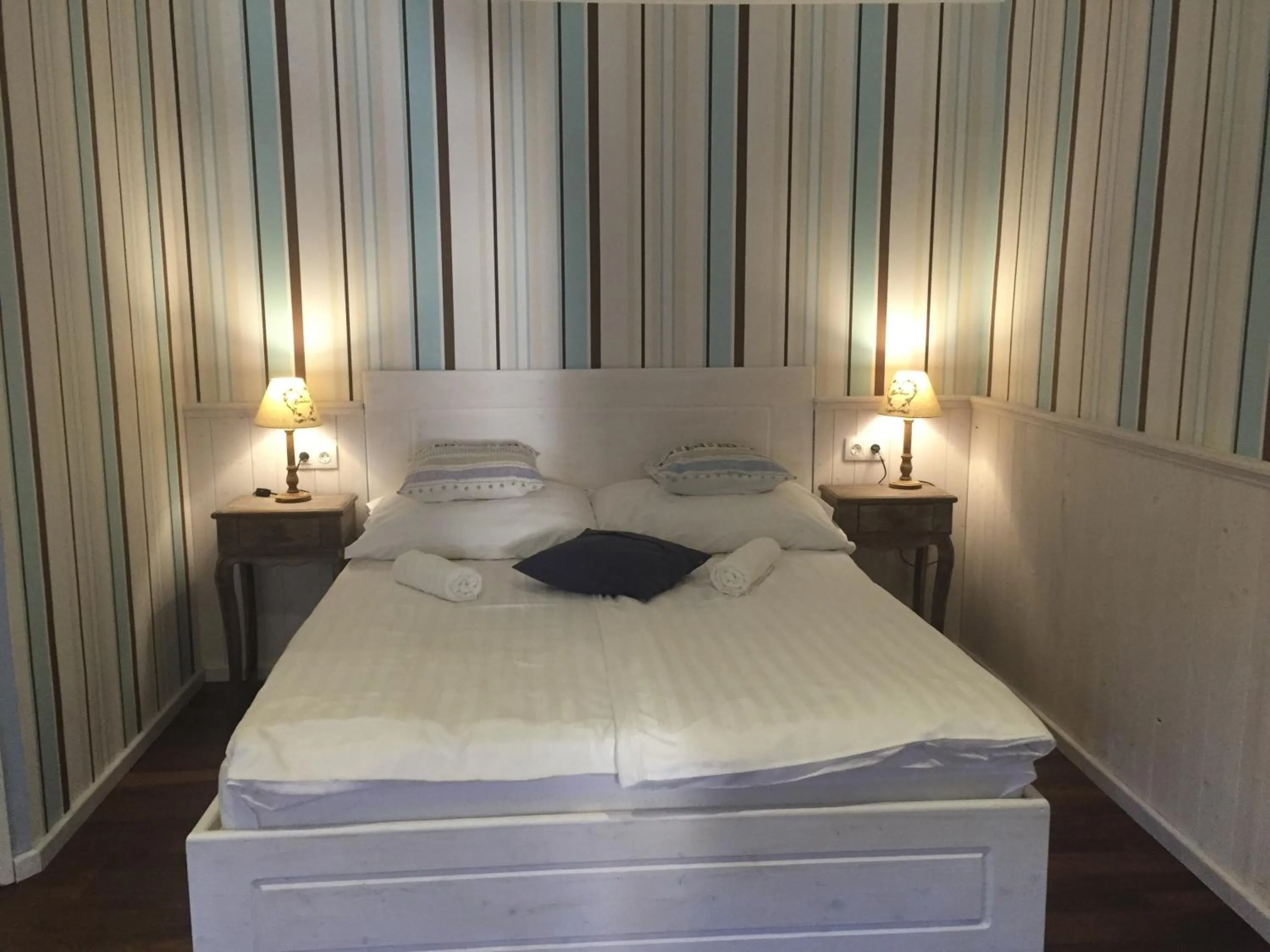 Bed in Guest House Romantika Panzio